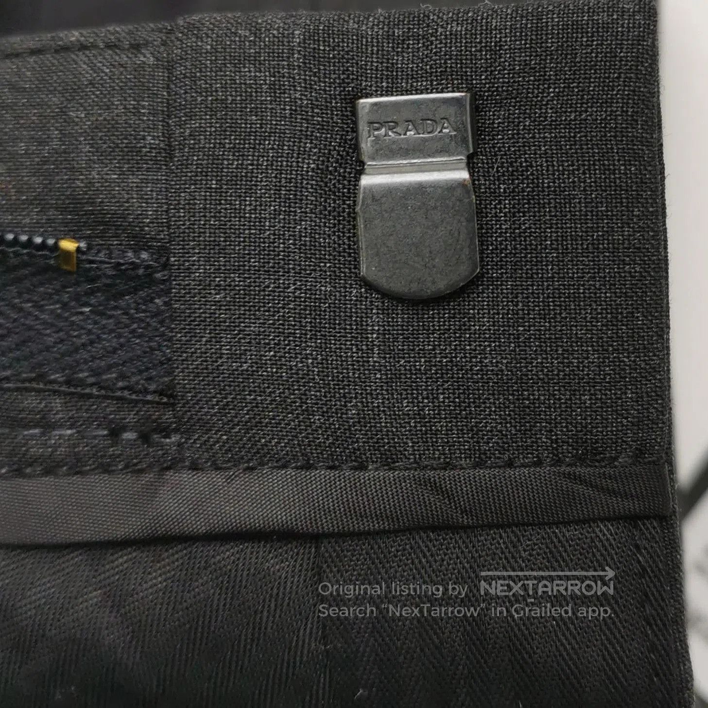 Prada Prada Wool Wide. Size 39" - 3 Thumbnail