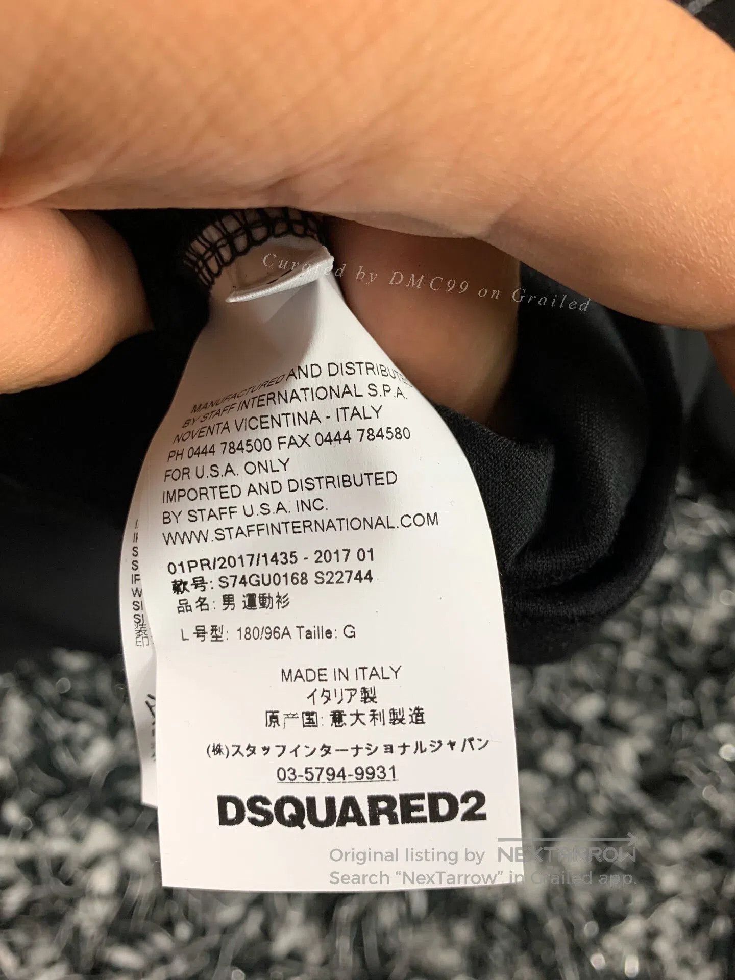 Dsquared2 Dsquared2 Sequin Space Cotton Hoodie. Size US L / EU 52-54 / 3 - 4 Thumbnail
