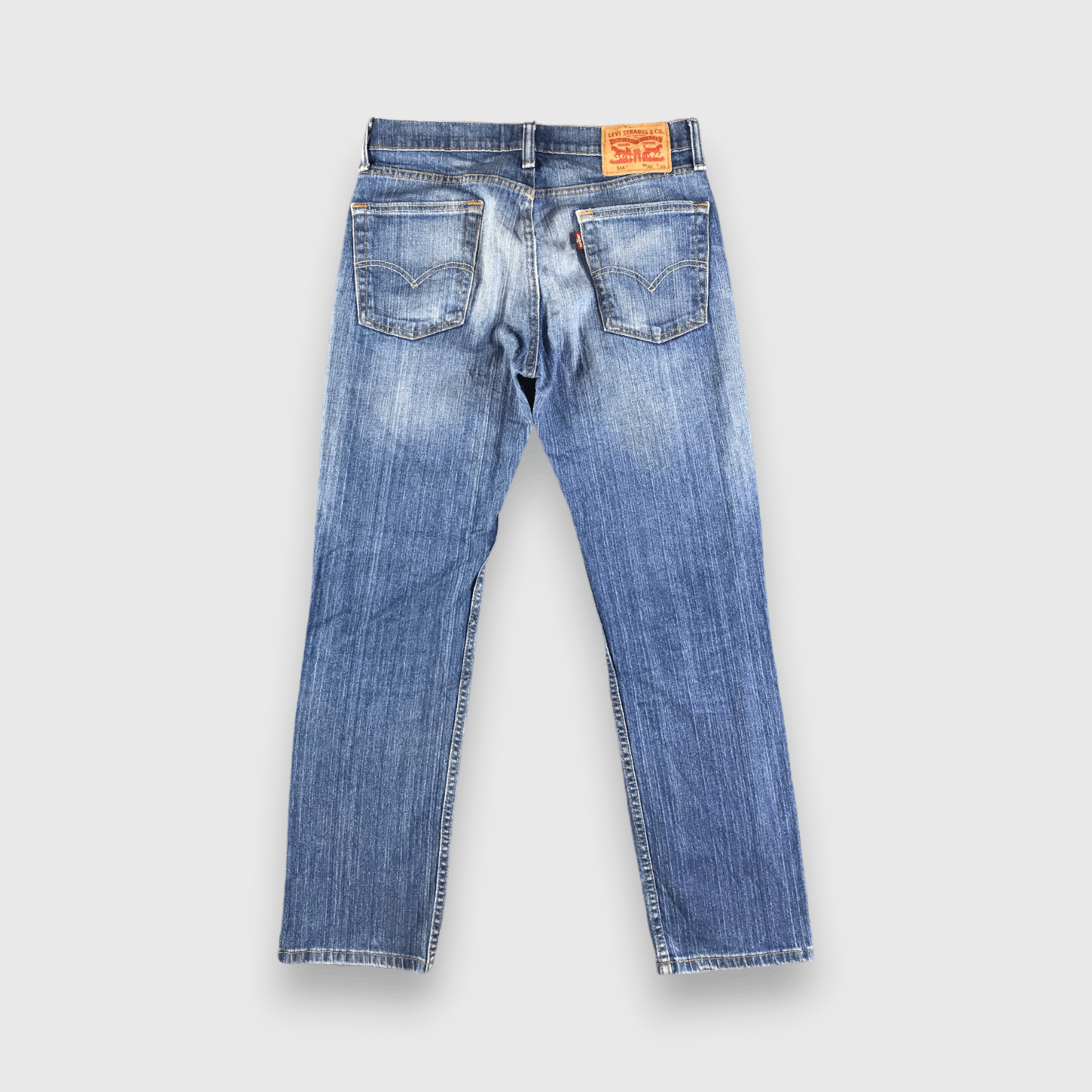 Levi's Vintage Blue Wash Levis 514 Jeans-J3415 Size 32" / US 10 / IT 46 - 2 Thumbnail