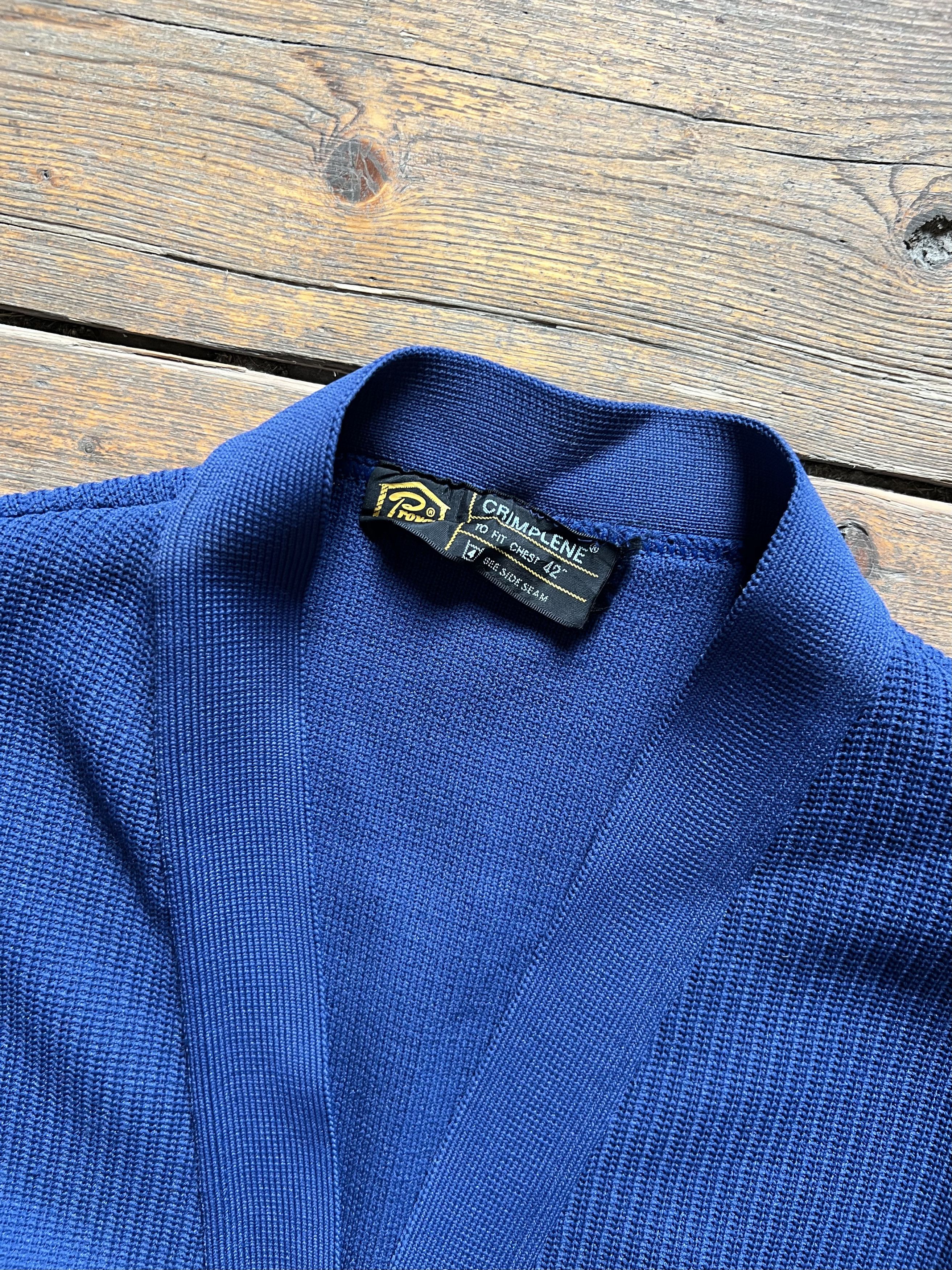Other Crimple Heavy Cotton Vintage US 70s Button Cardigan Size US M / EU 48-50 / 2 - 3 Thumbnail