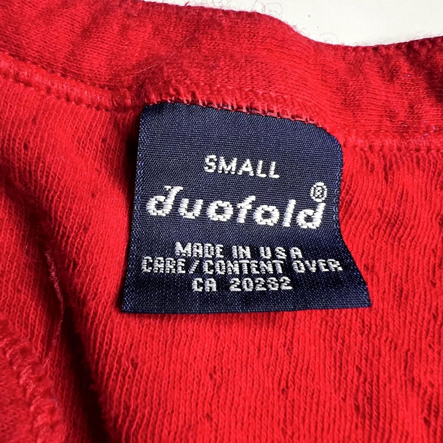 Vintage Duofold Long Johns Mens Small Red Thermal Union Suit One Piece USA Base Layer Size 36R - 3 Thumbnail