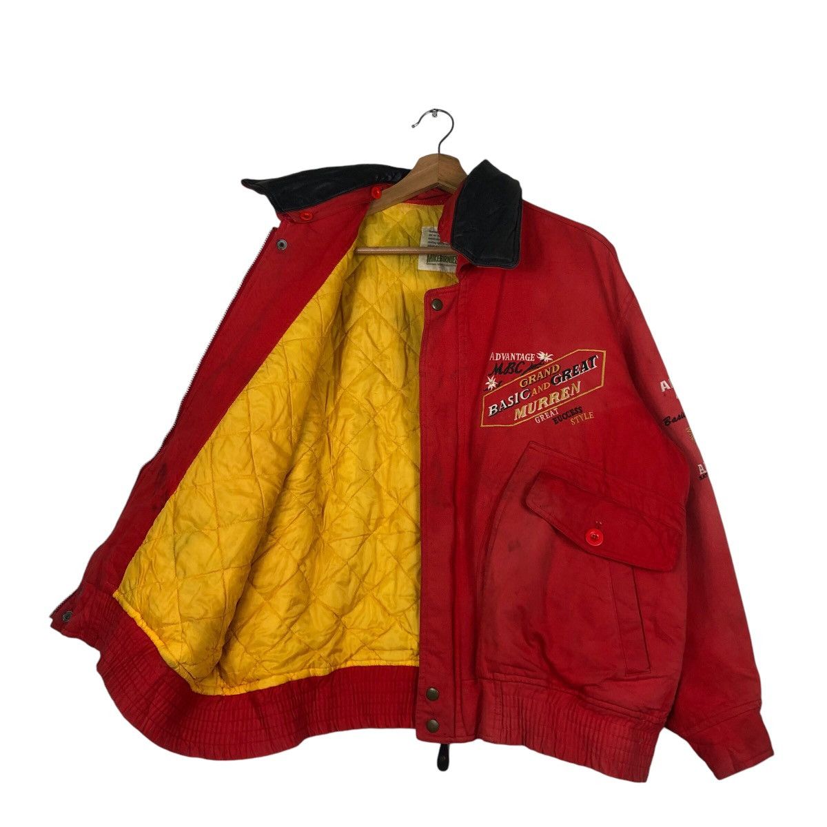 Japanese Brand Vintage Bomber Jacket Parachute Design Mikebirnies American Size US M / EU 48-50 / 2 - 12 Thumbnail