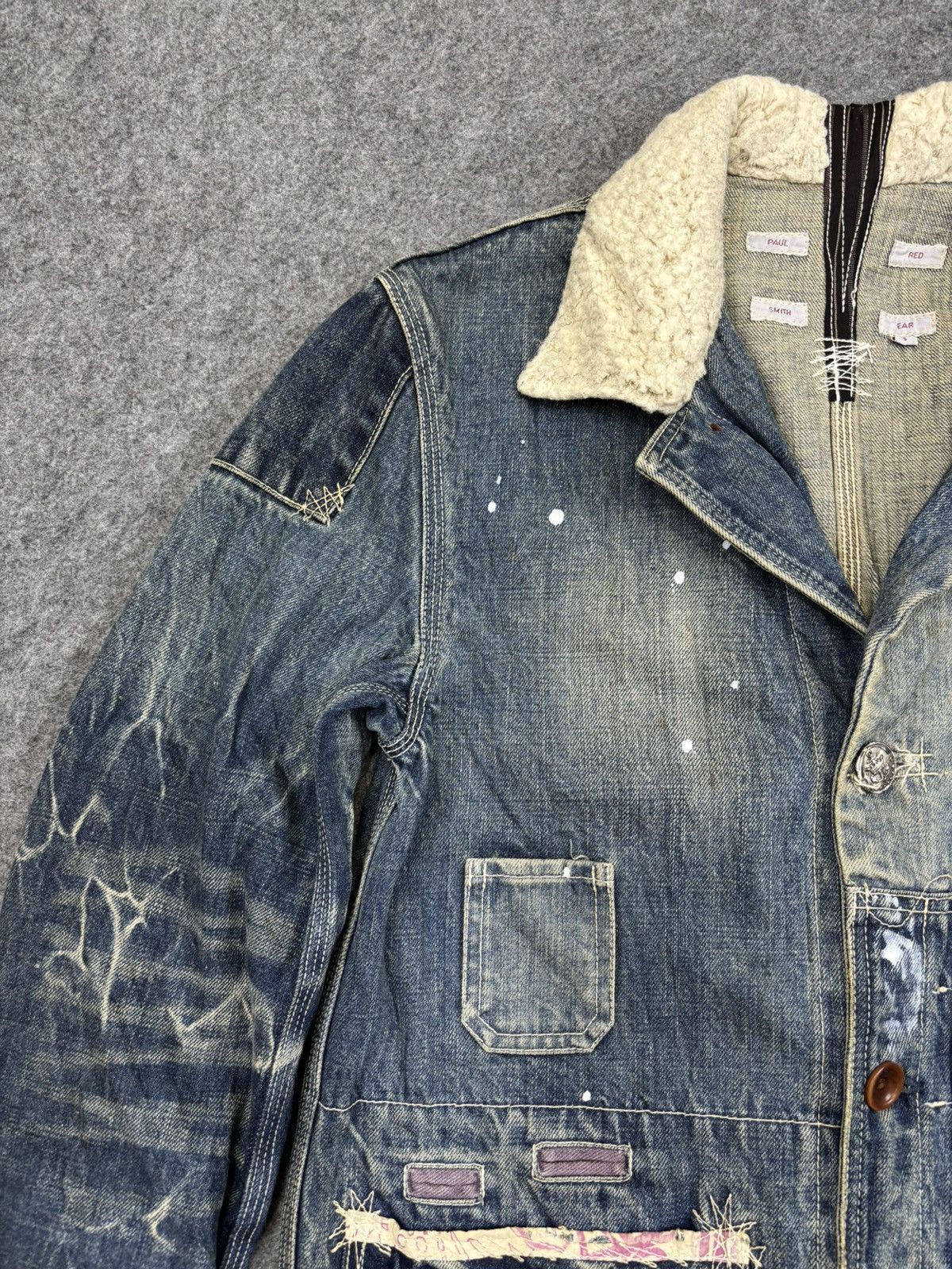 Paul Smith 💥Old Man Style💥Full Denim Charecter Chore Jacket F775 Size US S / EU 44-46 / 1 - 18 Thumbnail