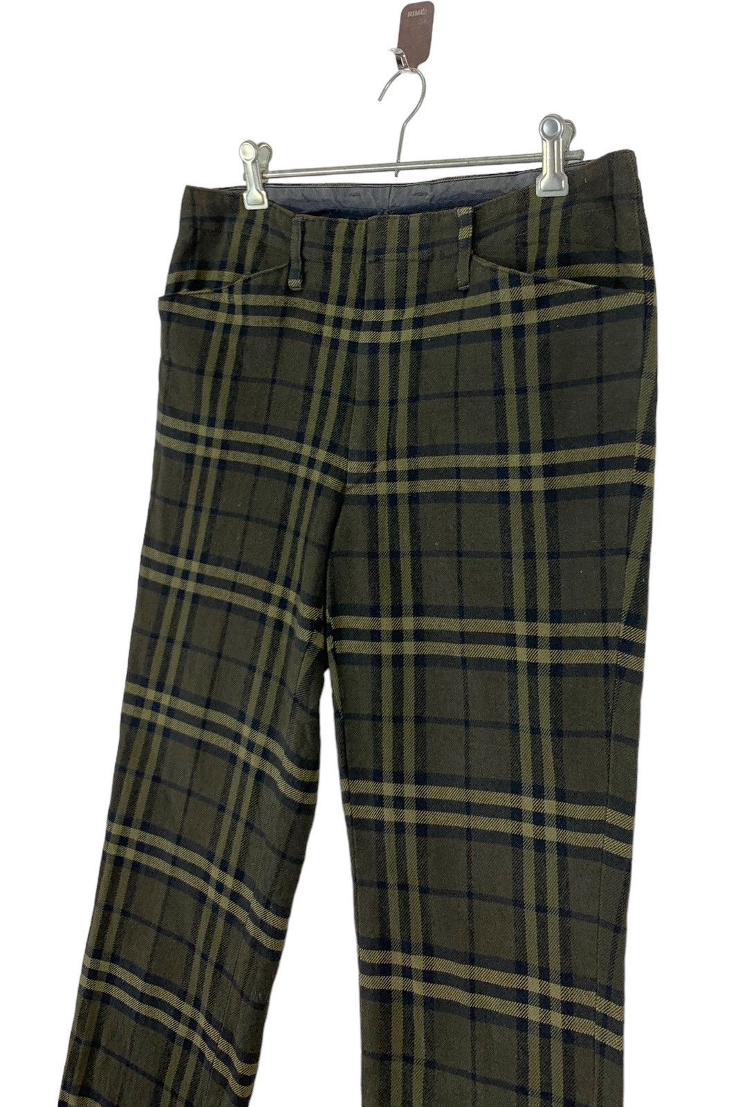 Yohji Yamamoto A.A.R YOHJI YAMAMOTO SIGNATURE TARTAN PANT Size 31" - 3 Thumbnail