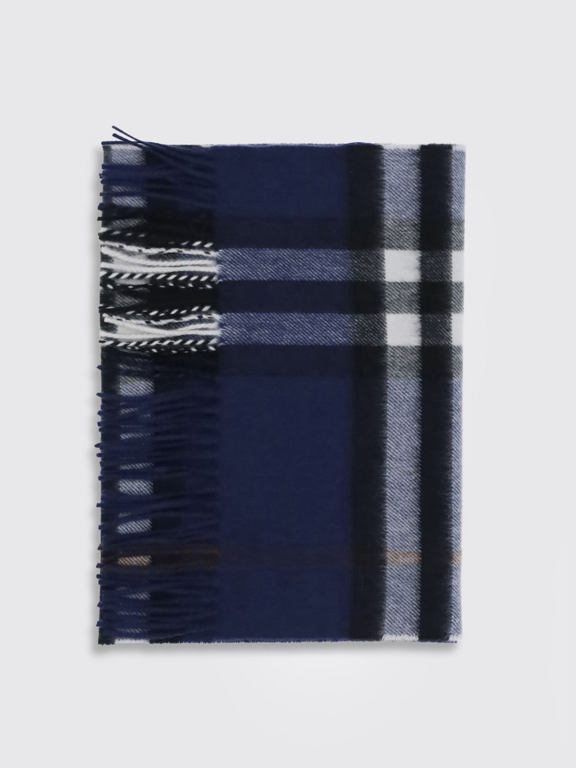 Burberry Scarf Men Blue