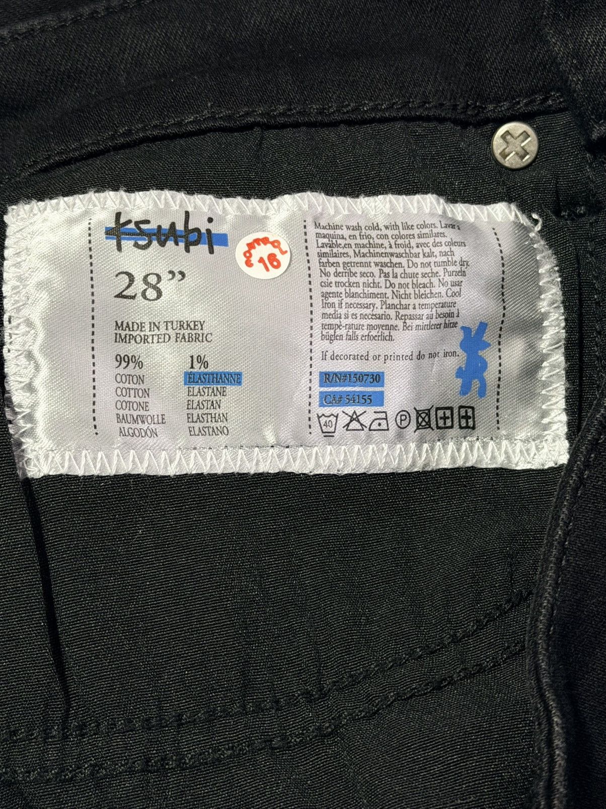 Ksubi Ksubi Black Bronko Apex 1999 Jeans Size US 28 / EU 44 - 7 Thumbnail
