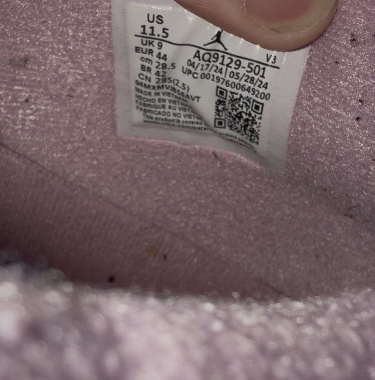 Jordan Brand Jordan 4 Retro Orchid Size US 10 / EU 43 - 4 Thumbnail