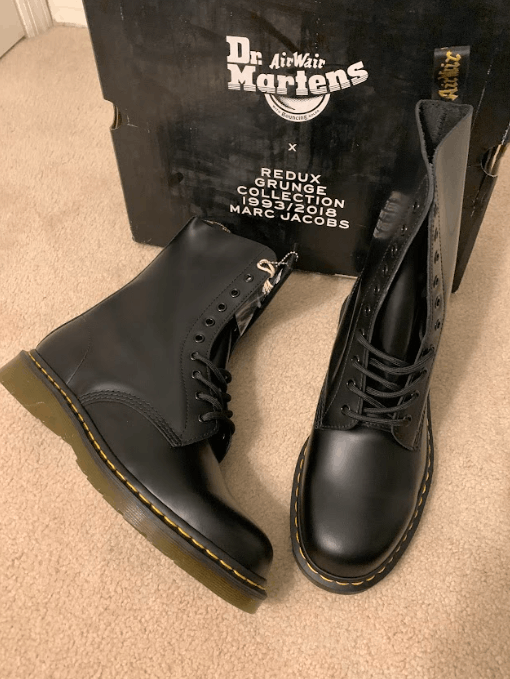 Dr. Martens 1490 MARC JACOBS PATENT Grailed