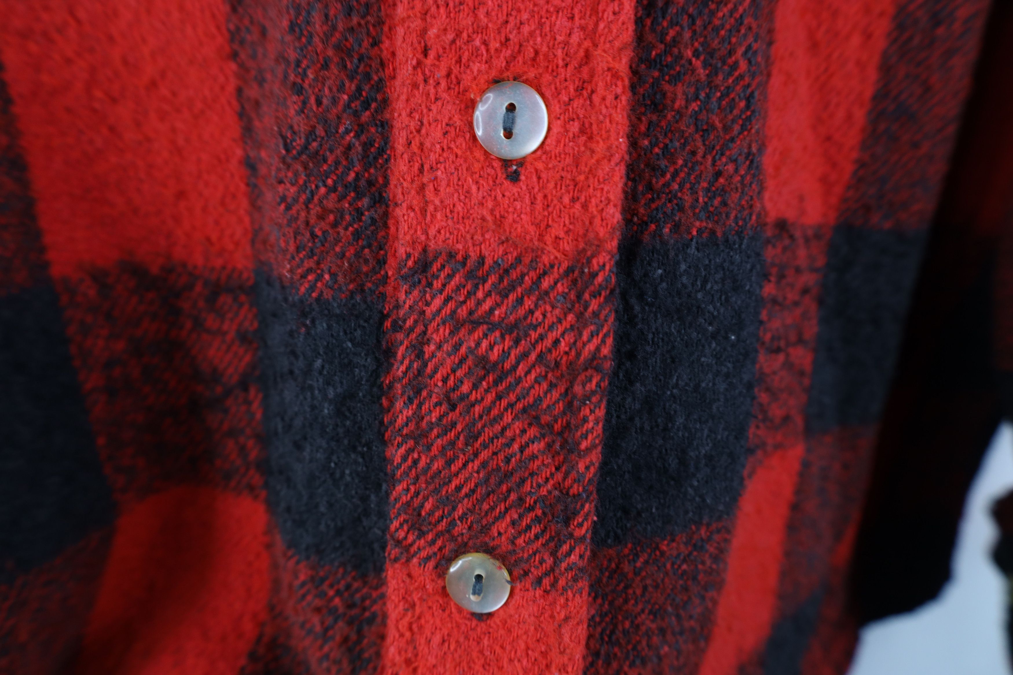 Vintage Vintage 50s 60s Streetwear Flannel Shirt Jacket Jac Plaid Size US L / EU 52-54 / 3 - 7 Thumbnail