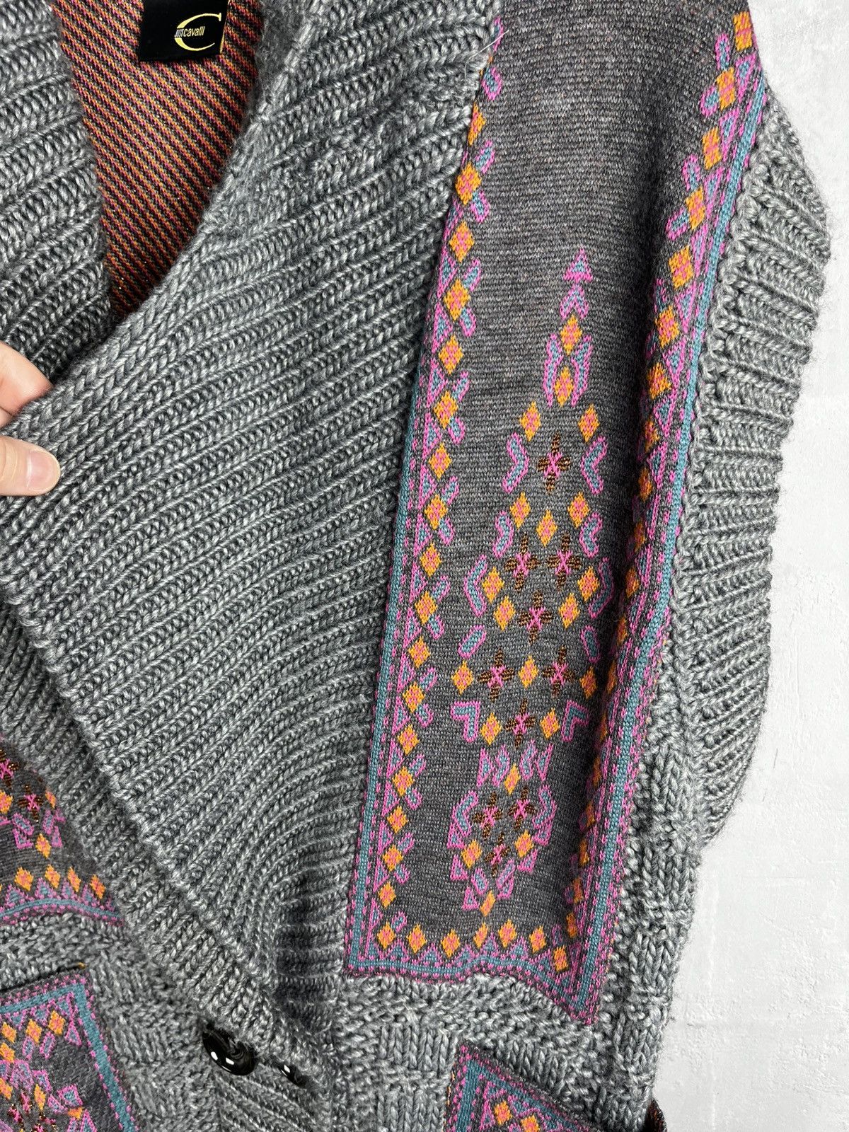 Just Cavalli Just cavalli cardigan vest knit sweater Size L / US 10 / IT 46 - 4 Thumbnail