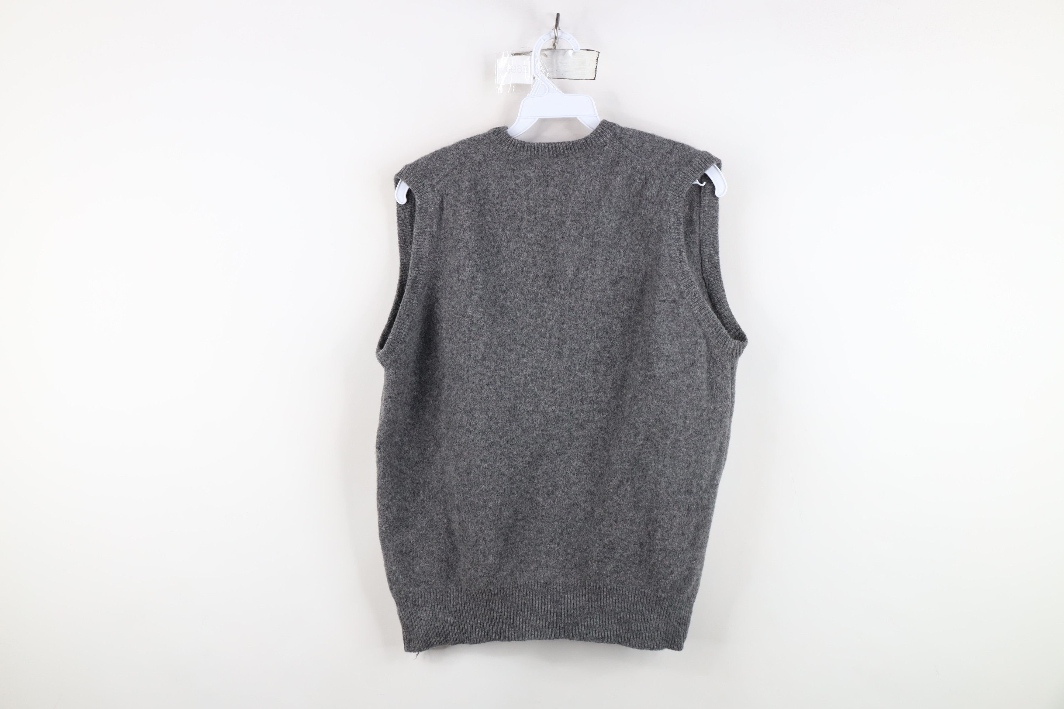 Vintage Vintage 70s Streetwear Lambs Wool Knit Sweater Vest Size XL / US 12-14 / IT 48-50 - 6 Thumbnail