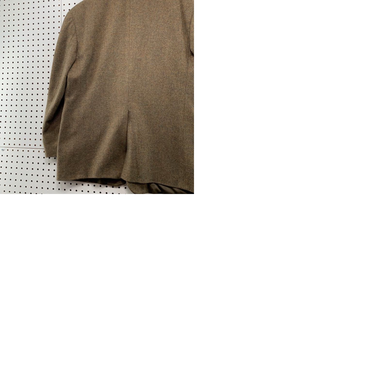 Vintage VINTAGE Kuppenheimer Blazer Mens 40/42 Tweed Wool Brown Herringbone USA Size 42R - 10 Thumbnail