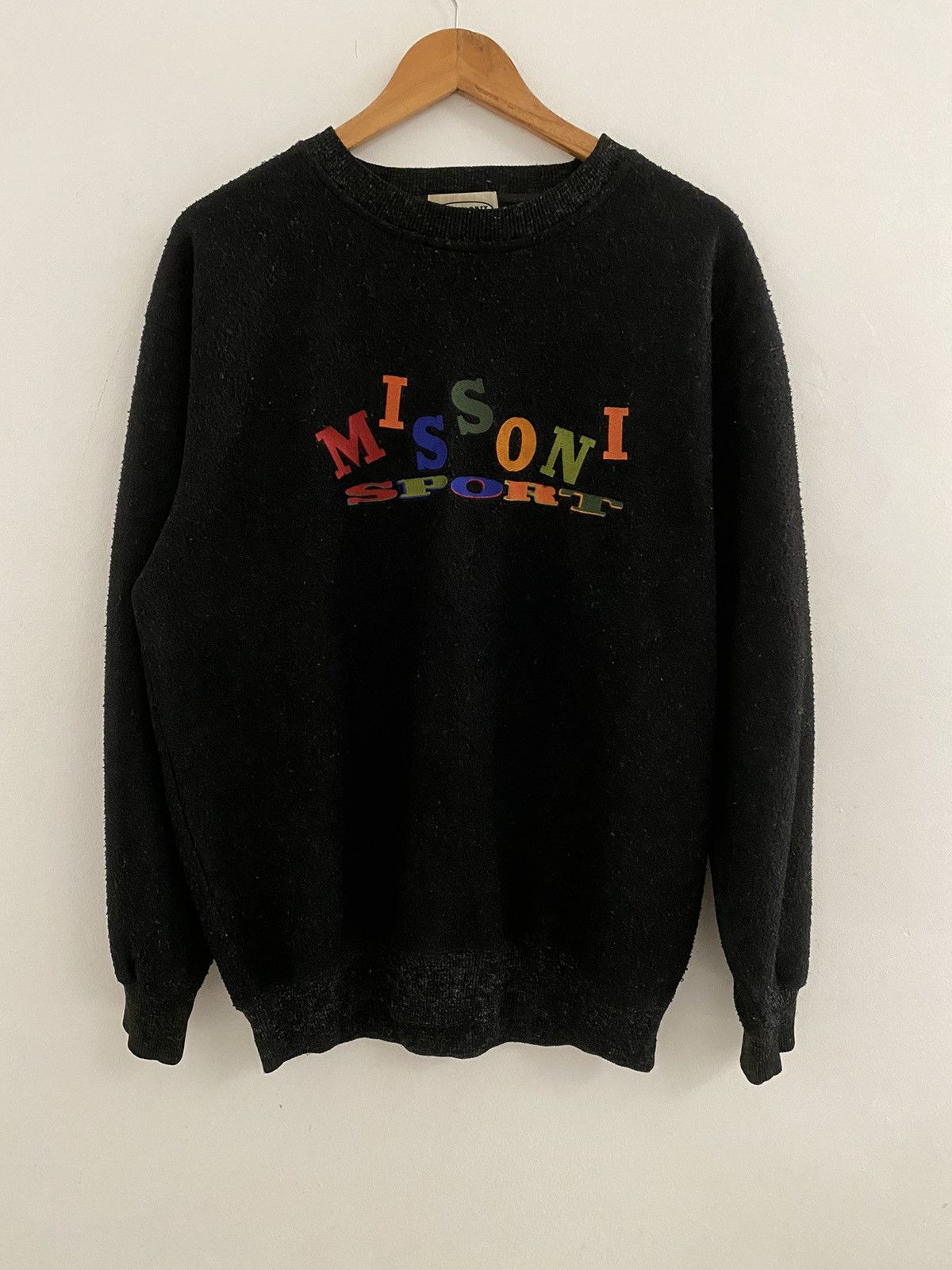 Designer × Missoni × Vintage Vintage 70's MISSONI SPORT Sweatshirt rare Size US L / EU 52-54 / 3 - 6 Thumbnail