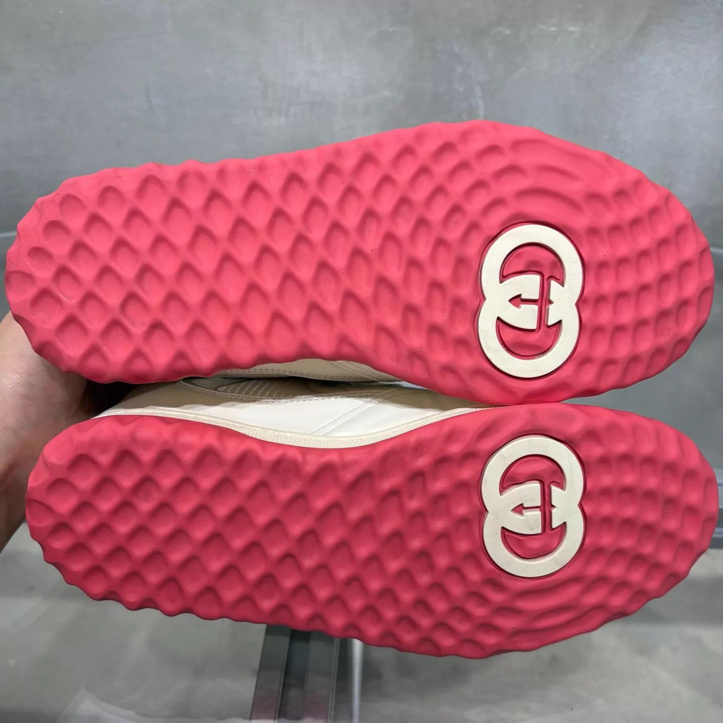 Gucci Gucci MAC80 Casual Sneaker White/Pink Women's 36 Size US 5.5 / IT 35.5 - 7 Thumbnail
