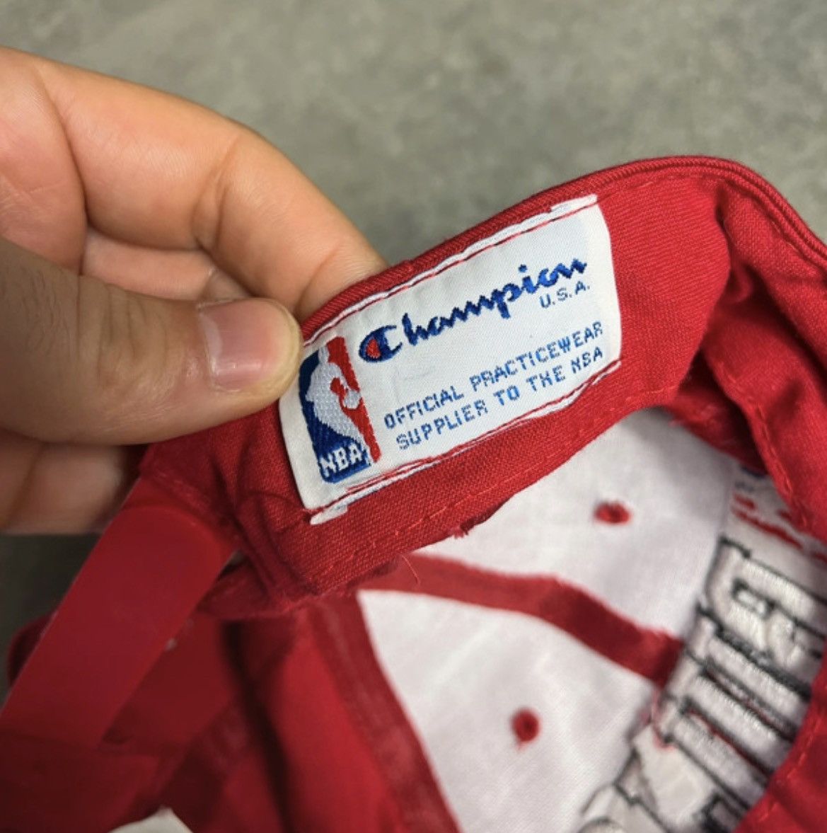 Champion Vintage 90s Chicago Bulls NBA Champion Basketball Snapback Size ONE SIZE - 8 Thumbnail