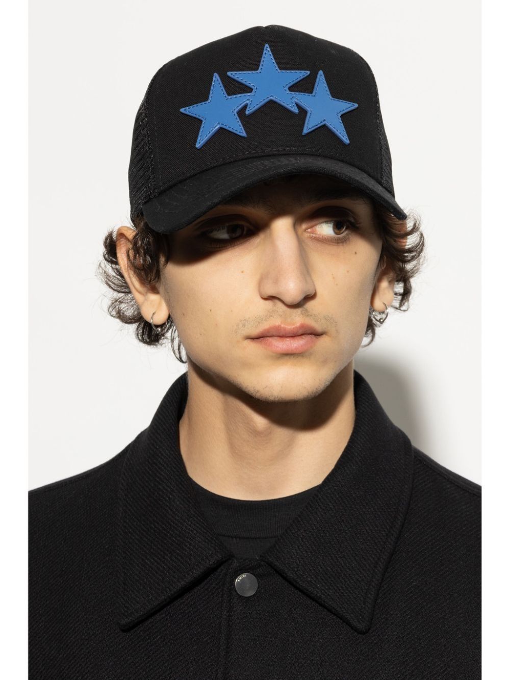 Amiri o1orln1025 Size: OS / Star-Appliqué Hat / Cap in Black Size ONE SIZE - 2 Thumbnail