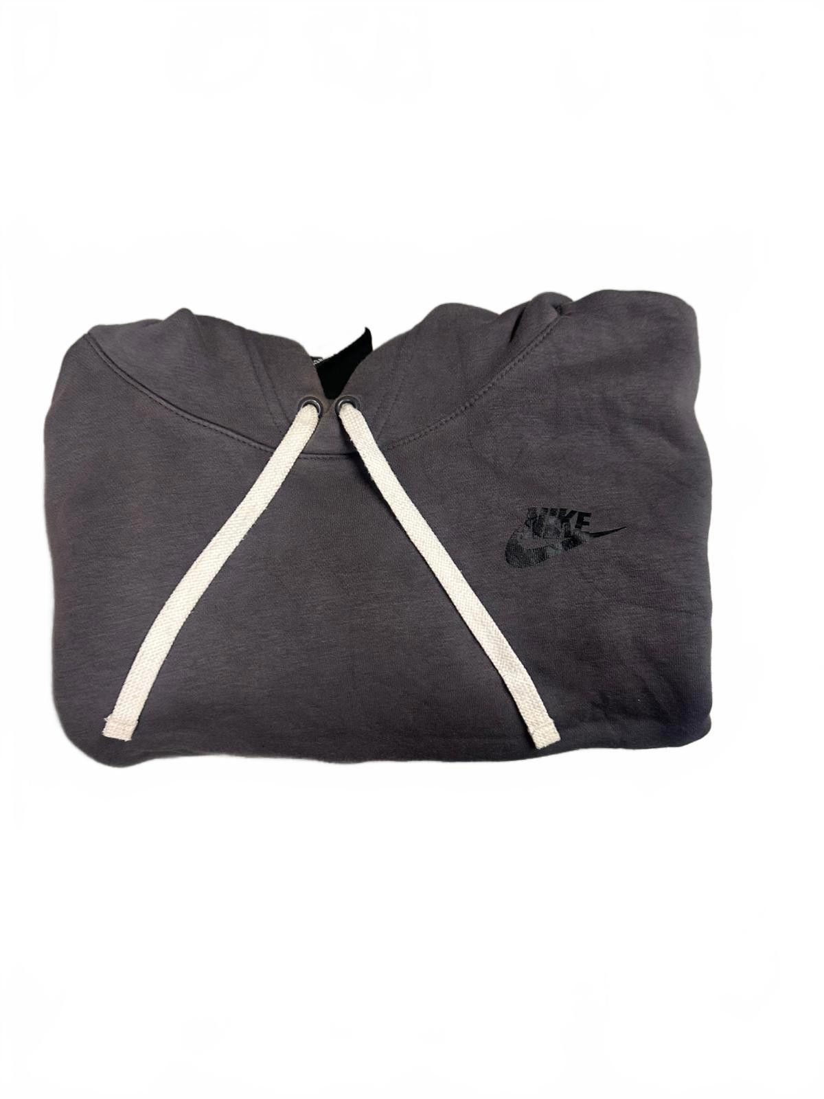 Nike Nike Grey Pullover Hoodie with Black Accents Size US S / EU 44-46 / 1 - 7 Thumbnail
