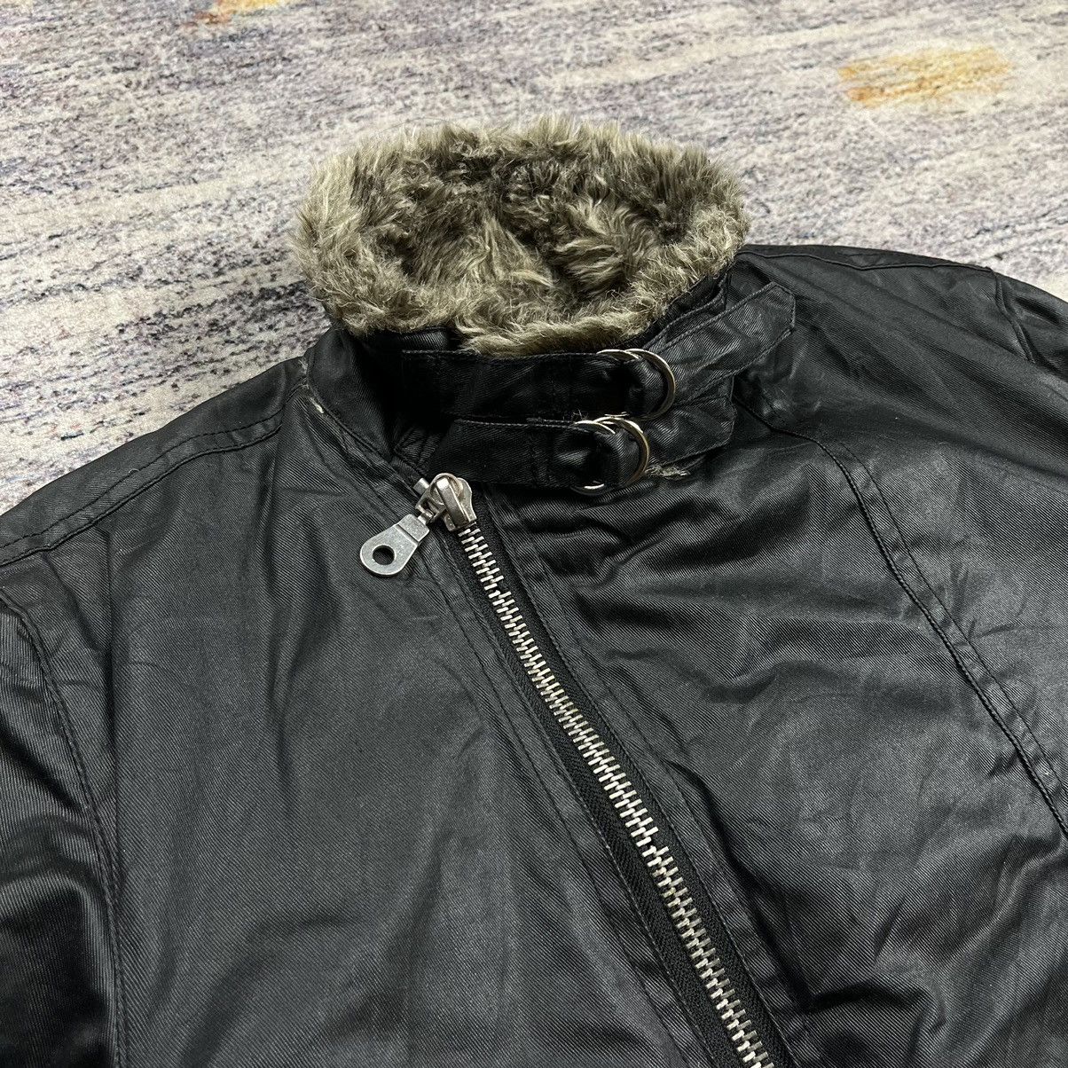 Japanese Brand Trixy fur rider bondage coated jacket vkei style Size US M / EU 48-50 / 2 - 7 Thumbnail