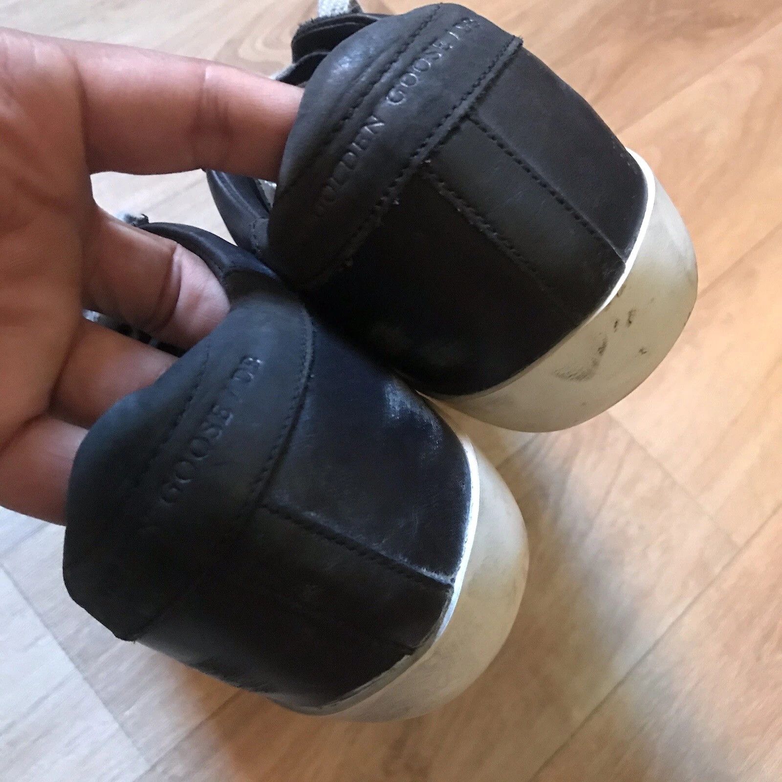 Golden Goose GGDB Golden Goose Sneakers Superstar Low Top womens Black Size US 8 / IT 38 - 7 Thumbnail