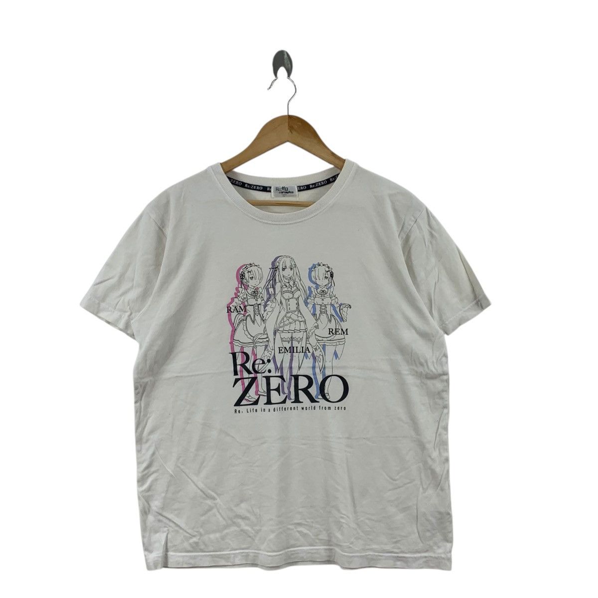 Anime ANIME RE:ZERO Starting Life In Another World Manga Tee Shirt Size US L / EU 52-54 / 3 - 3 Thumbnail