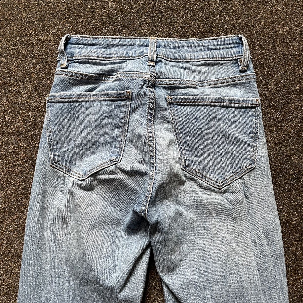 Vintage Vintage Y2K 90s Baggy Wide Leg Flared Jeans Grunge Washed 34 Size 34" / US 12 / IT 48 - 5 Thumbnail