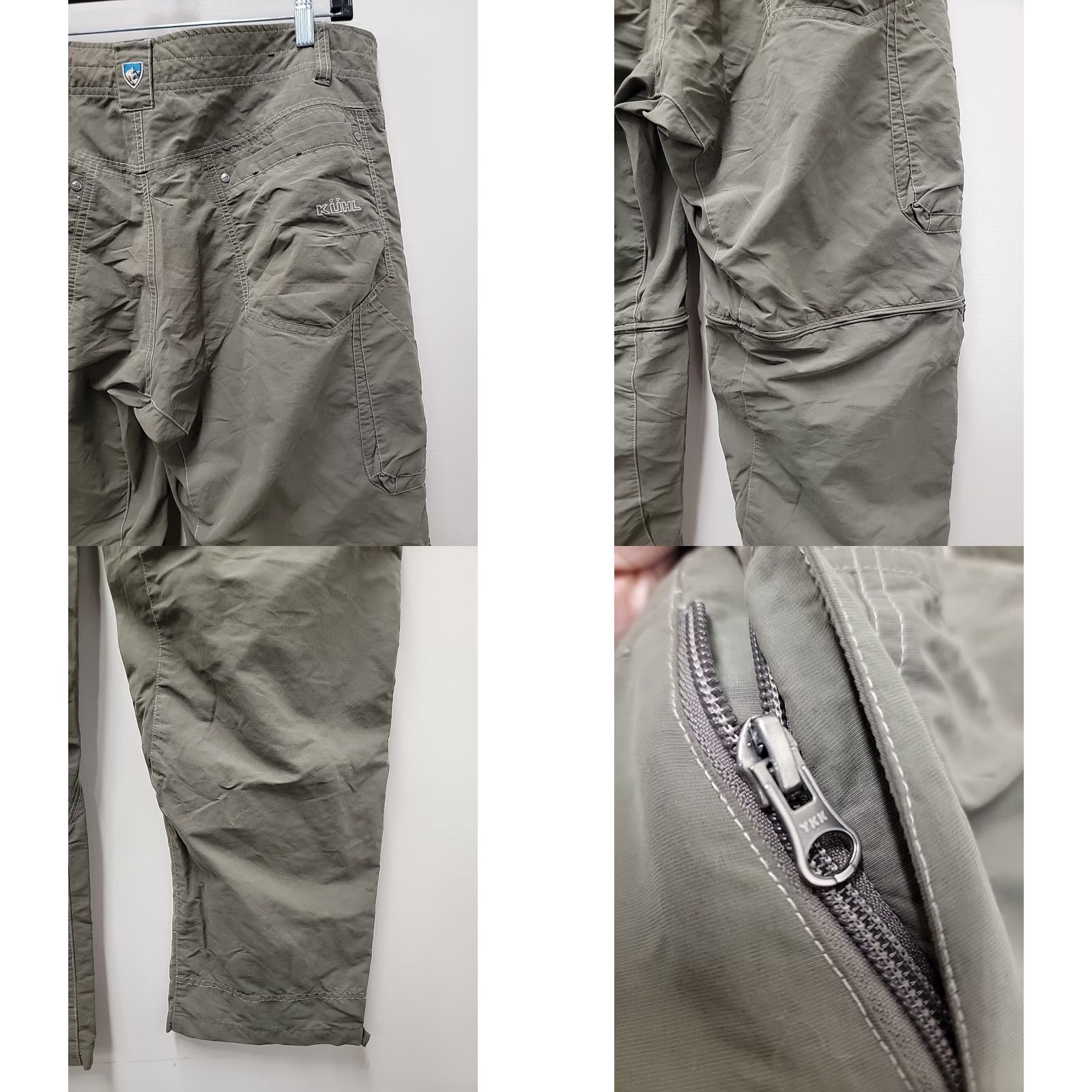 Vintage KUHL Liberator Convertible Pants Stealth Zip Off System Mens 36x32 Nylon Green Cargo Size 36x32 Size US 36 / EU 52 - 9 Thumbnail