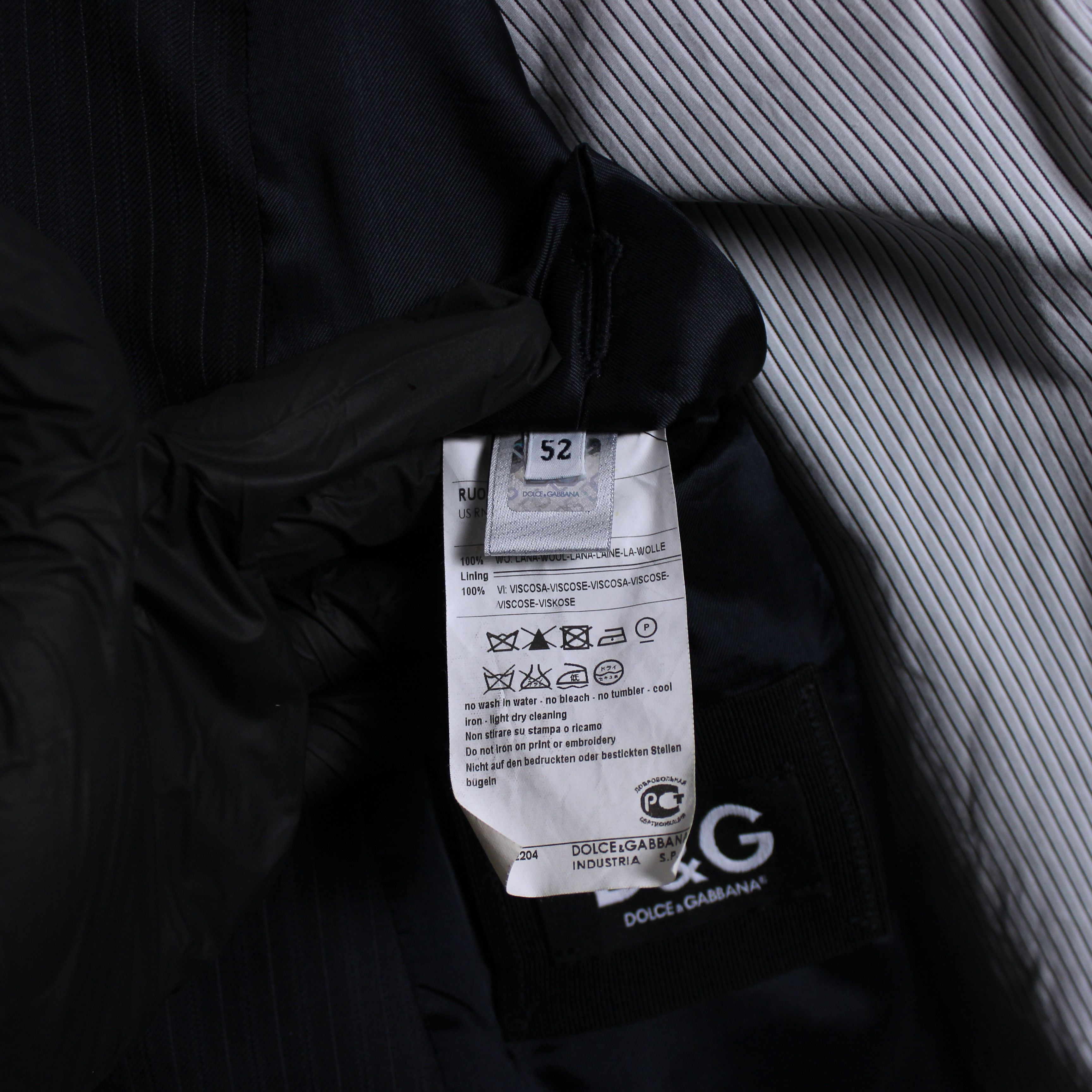 Dolce & Gabbana Dolce & Gabbana D&G blazer men tailoring 52R wool Size 52R - 6 Thumbnail