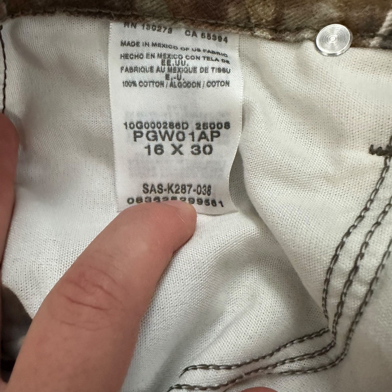 Wrangler Wrangler camo pants pro gear Size US 32 / EU 48 - 4 Thumbnail