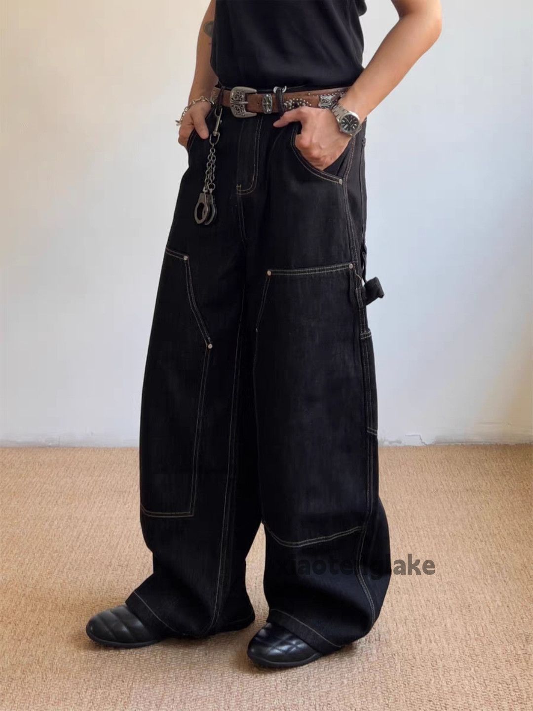 Jean zx vintage loose baggy skate hiphop carpenter jeans Size US 28 / EU 44 - 6 Thumbnail