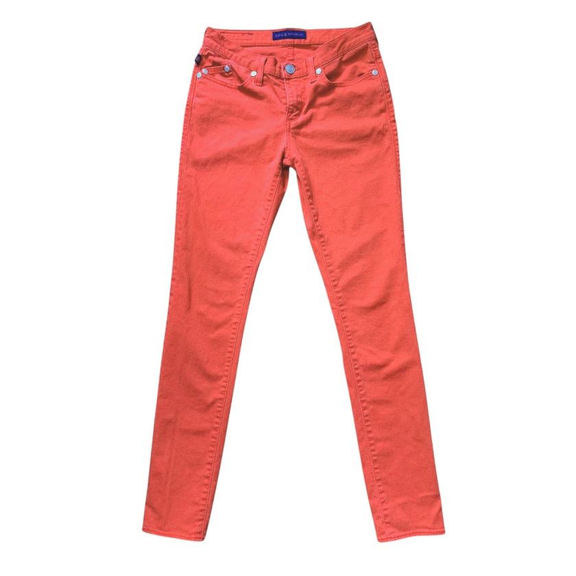 Rock & Republic Rock and Republic Red/Orange Jeans | Size 6 Size 28" / US 6 / IT 42 - 1 Thumbnail