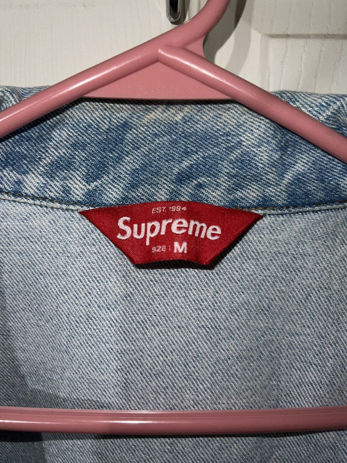 Supreme Supreme Denim Trucker Jacket SS16 (Rare) Size US M / EU 48-50 / 2 - 4 Thumbnail
