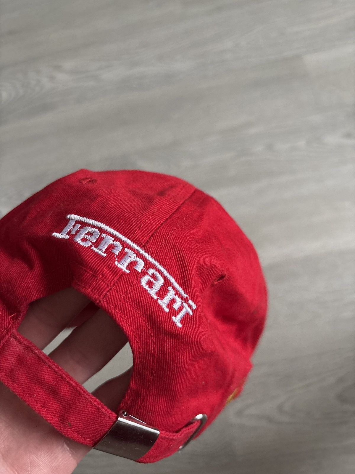 Designer × Ferrari Vintage Ferrari Red Cap Y2K Racing Size ONE SIZE - 5 Thumbnail