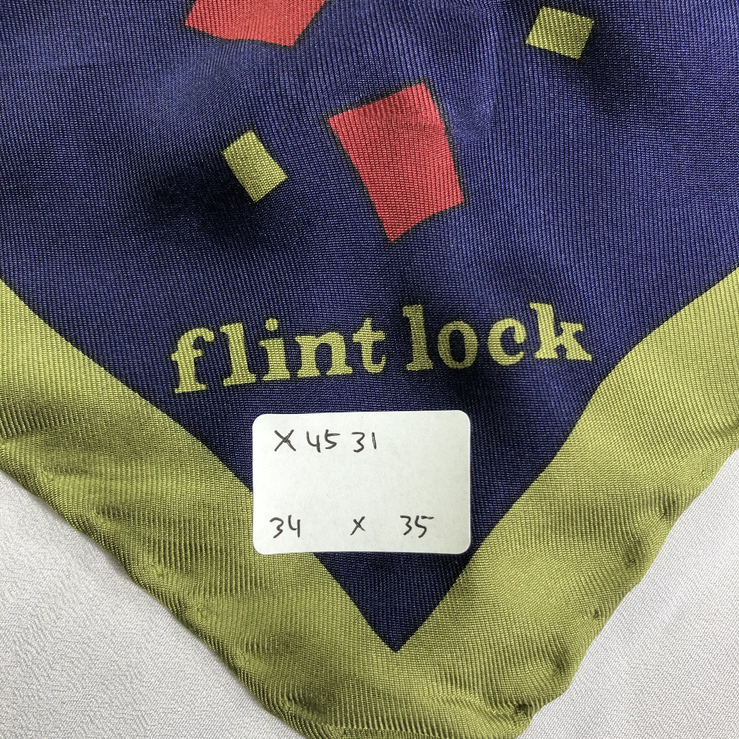 Vintage Vintage Flint Lock Silk Scarf Size ONE SIZE - 5 Thumbnail