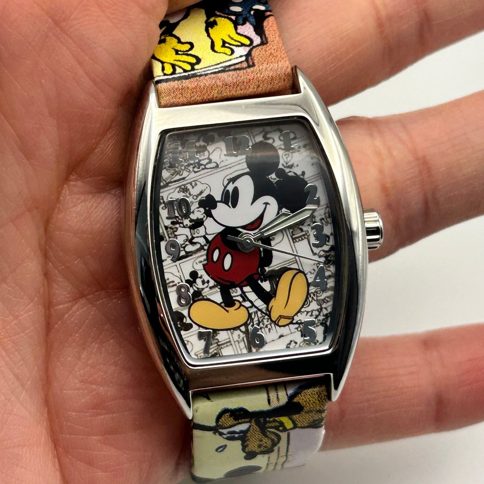 Disney Disney Mickey Mouse "Through the Years Silver St Steel Watch Size ONE SIZE - 7 Thumbnail