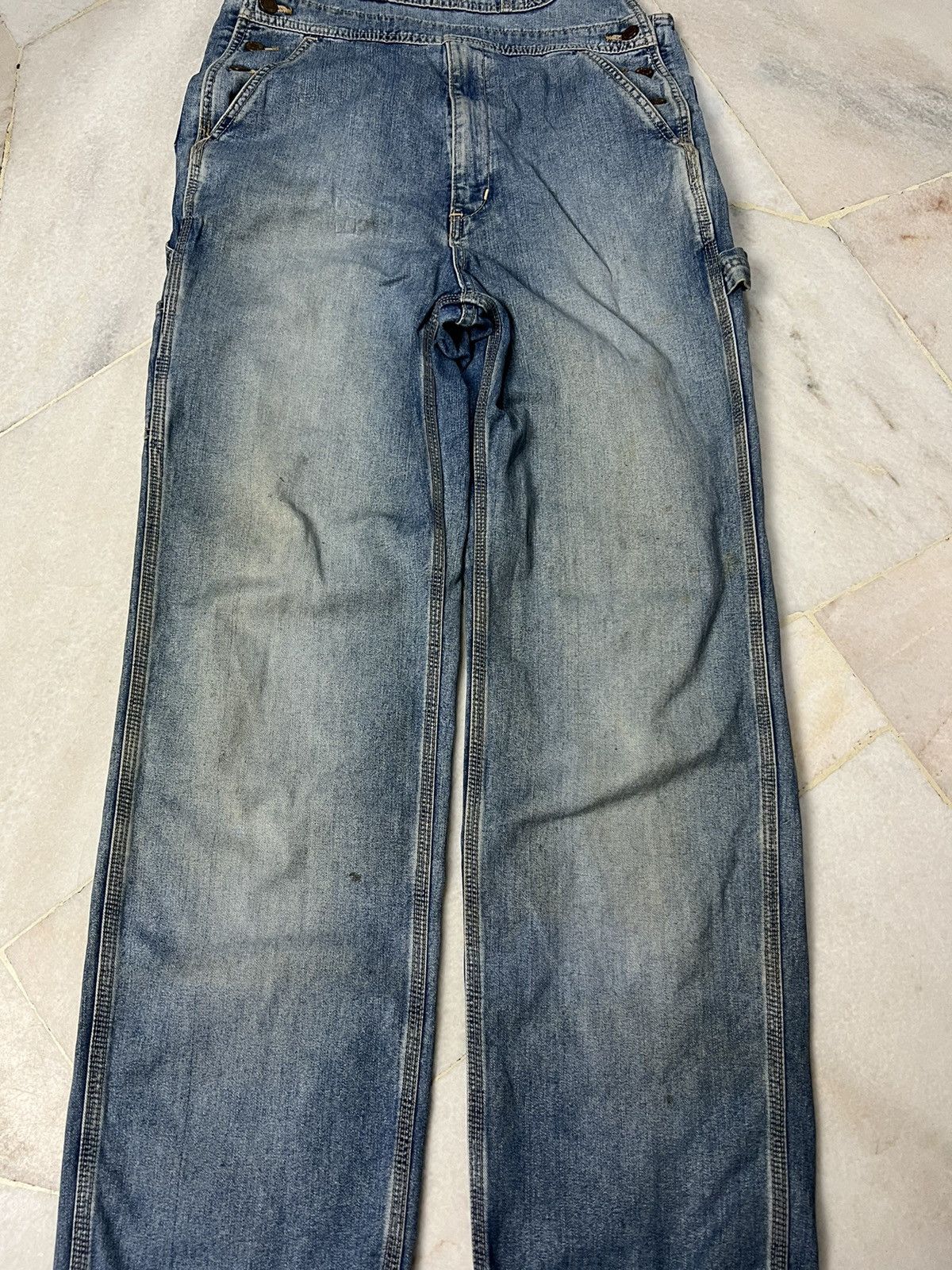 Edwin × If Six Was Nine Vintage 90’s Edwin Something Overall Jeans Size US 32 / EU 48 - 3 Thumbnail