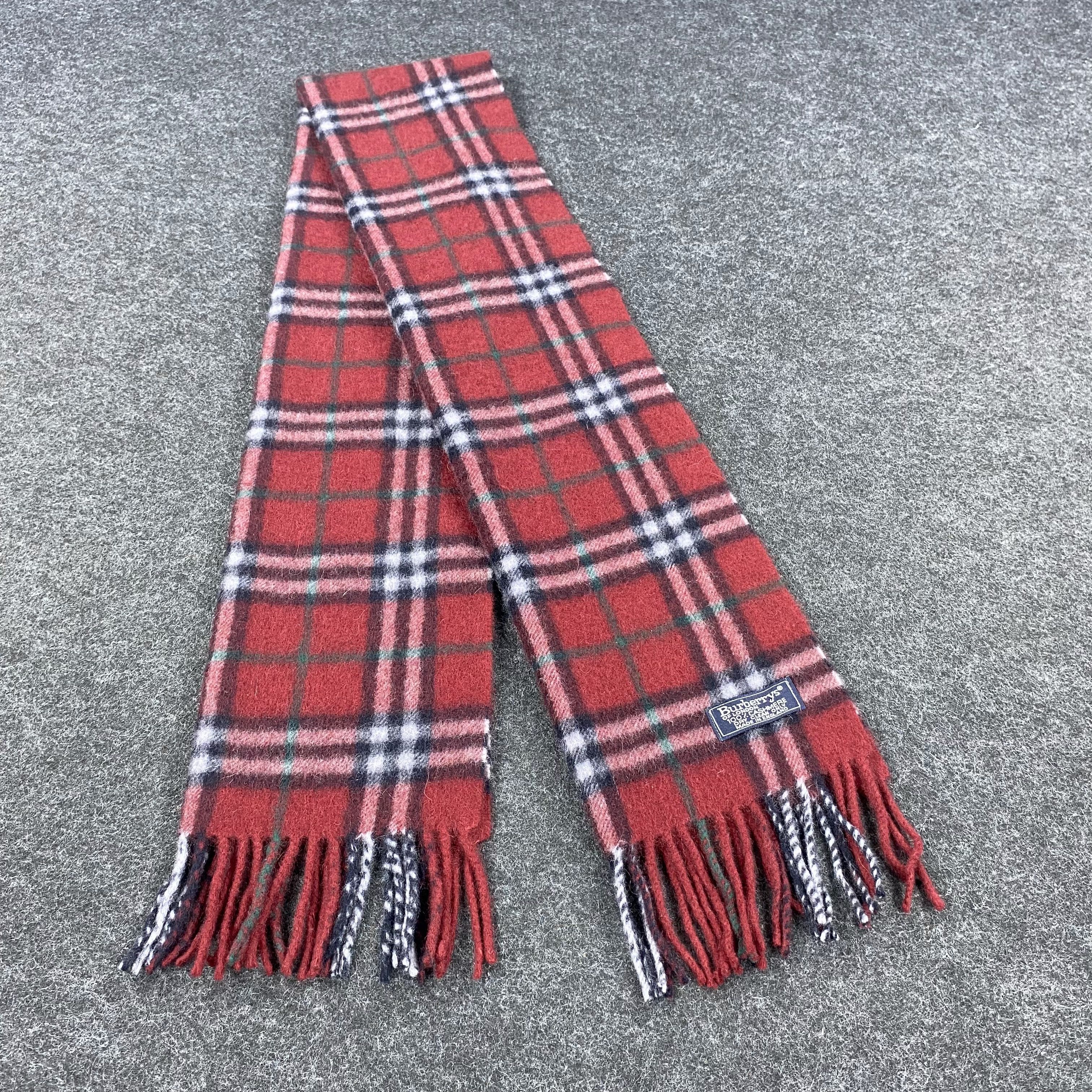 Burberry × Vintage GF10278 Burberry Scarf Neck Wear Muffler Size ONE SIZE - 1 Thumbnail