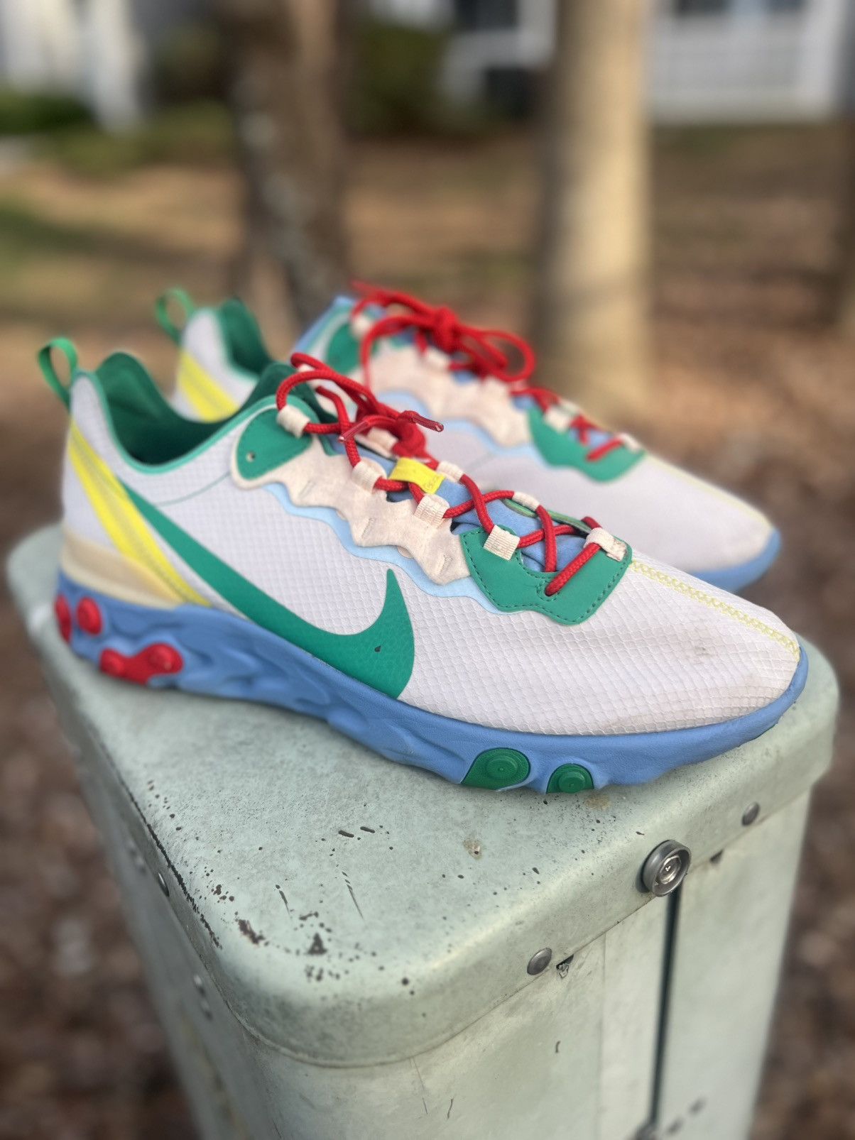 Nike Nike React Element 55 “Super Nintendo” Size US 12 / EU 45 - 2 Thumbnail