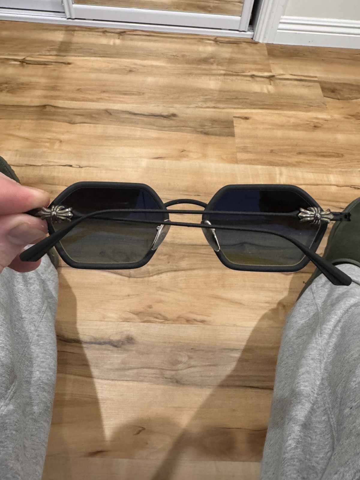 Chrome Hearts Chrome Hearts DATASS Green Lens Sunglasses Size ONE SIZE - 2 Thumbnail