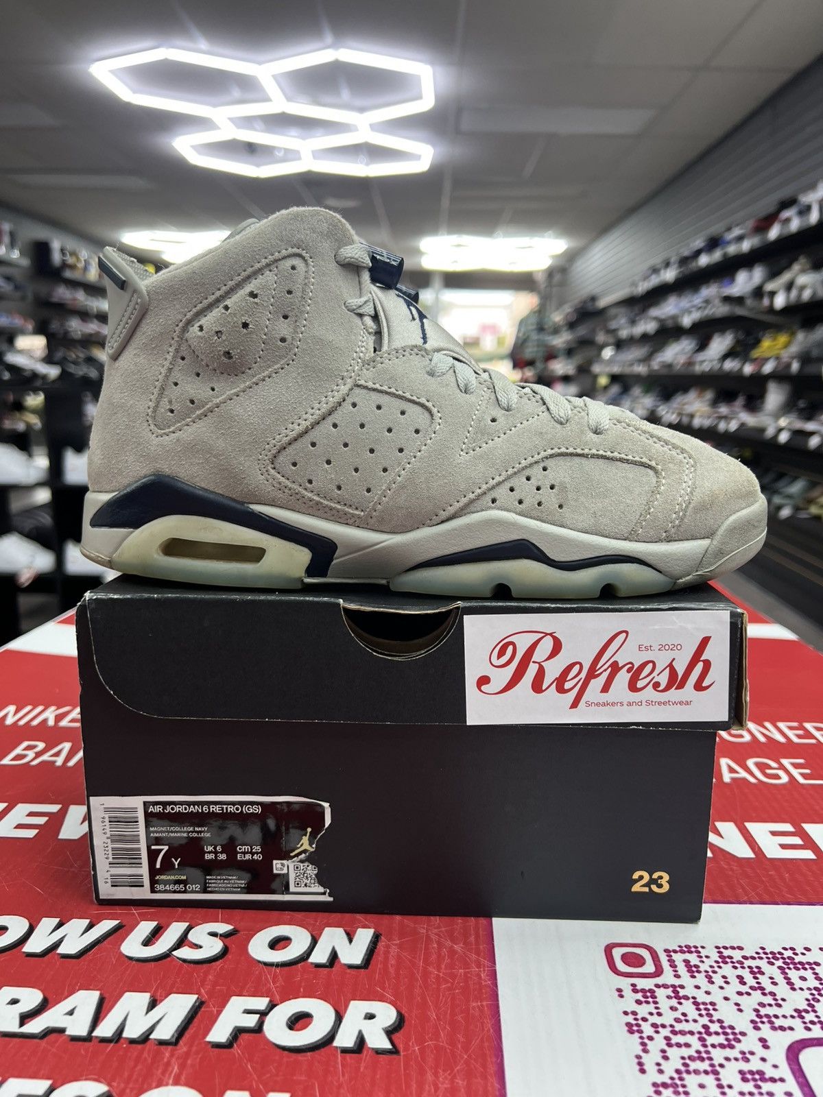 Air Jordan 6 Georgetown Size 7y