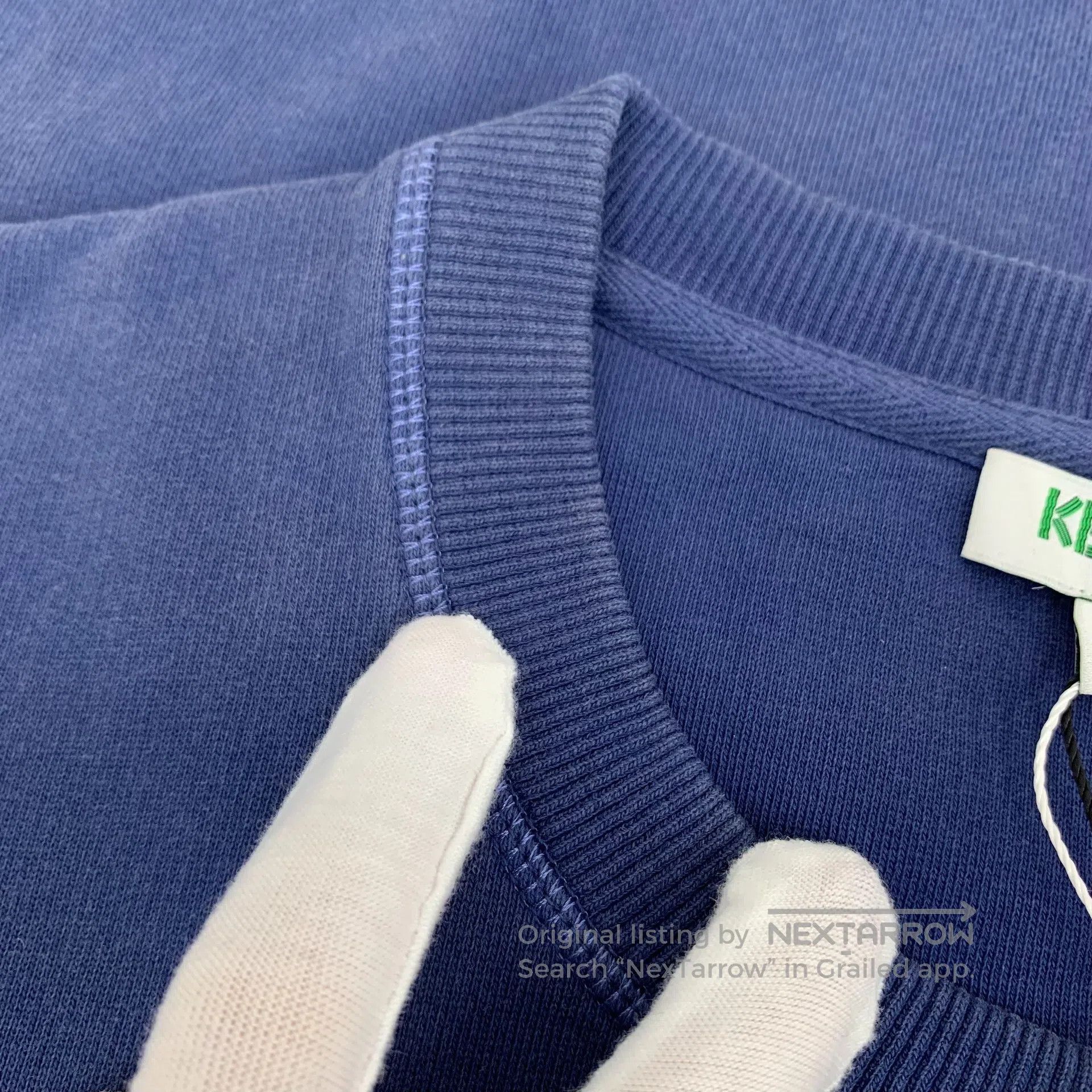 Kenzo Kenzo Blue Tiger Head Logo Letter Embroidered Cotton Crew Size US M / EU 48-50 / 2 - 9 Thumbnail