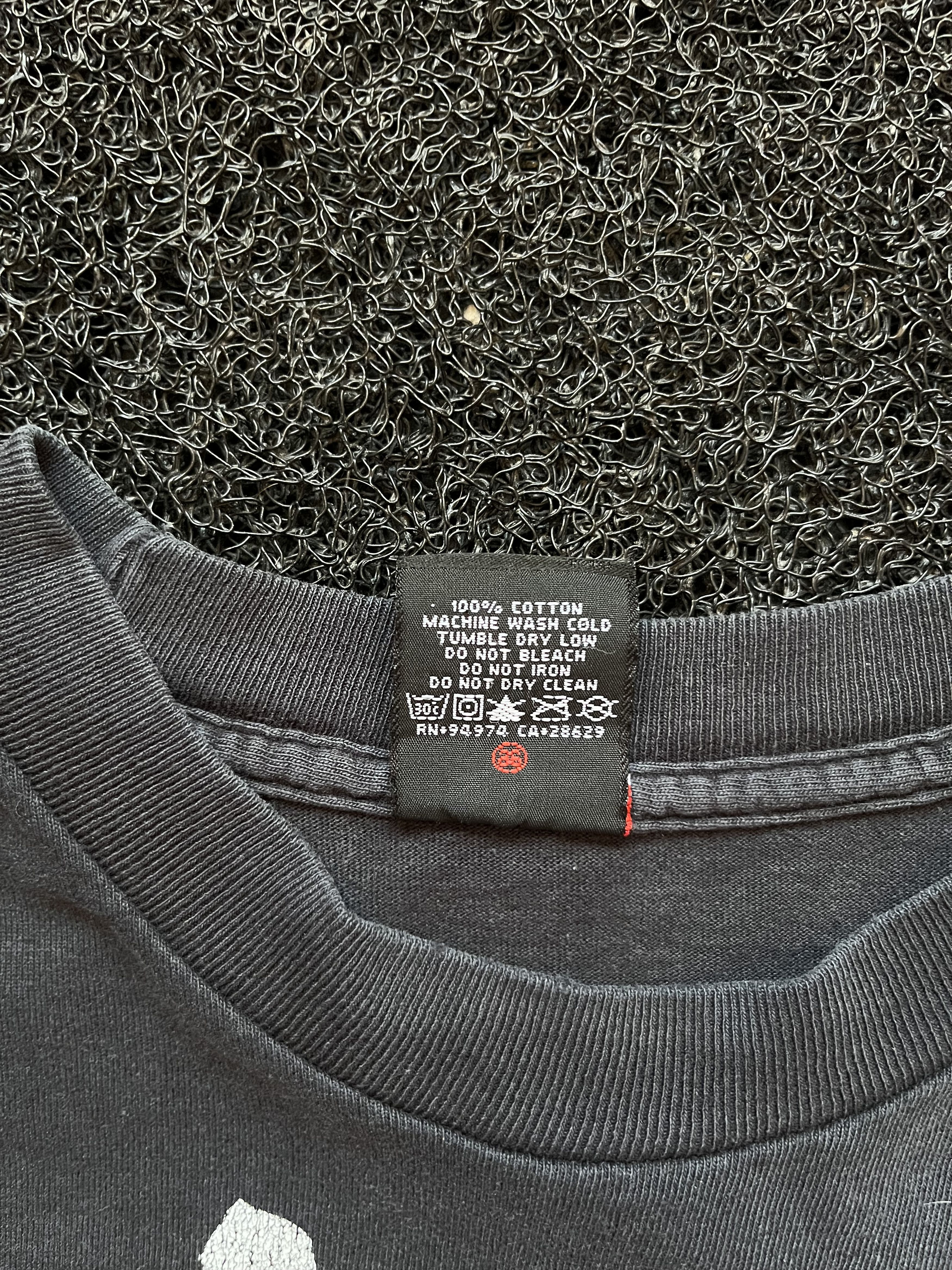 Stussy Vintage Stussy Streetwear Big Logo Made In Mexico Black Tee Size US M / EU 48-50 / 2 - 4 Thumbnail