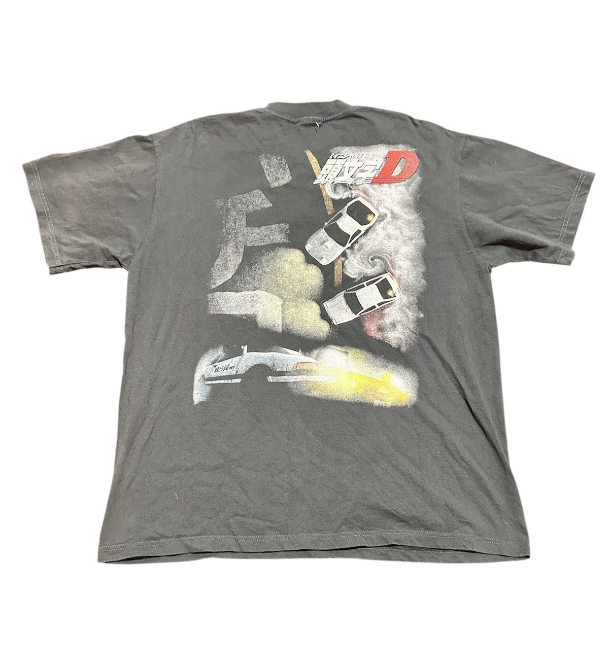 Vintage Initial D Anime Drift Racer GraphicJDM Street Manga Shirt Size US XL / EU 56 / 4 - 2 Thumbnail