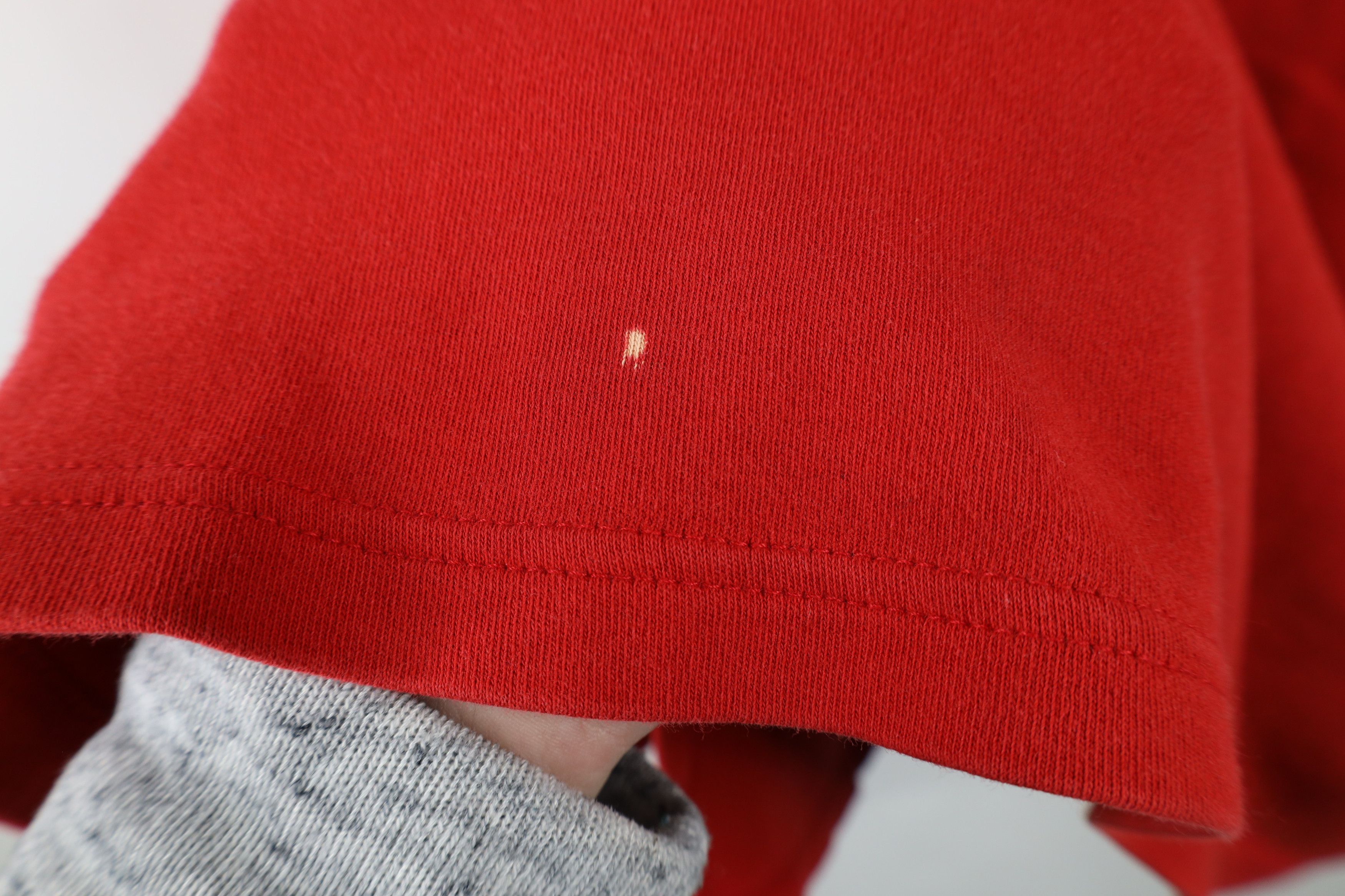 Disney × Vintage Vintage 90s Disney Winnie the Pooh Half Zip Shirt Top Red Size 3XL / US 20-22 - 9 Thumbnail