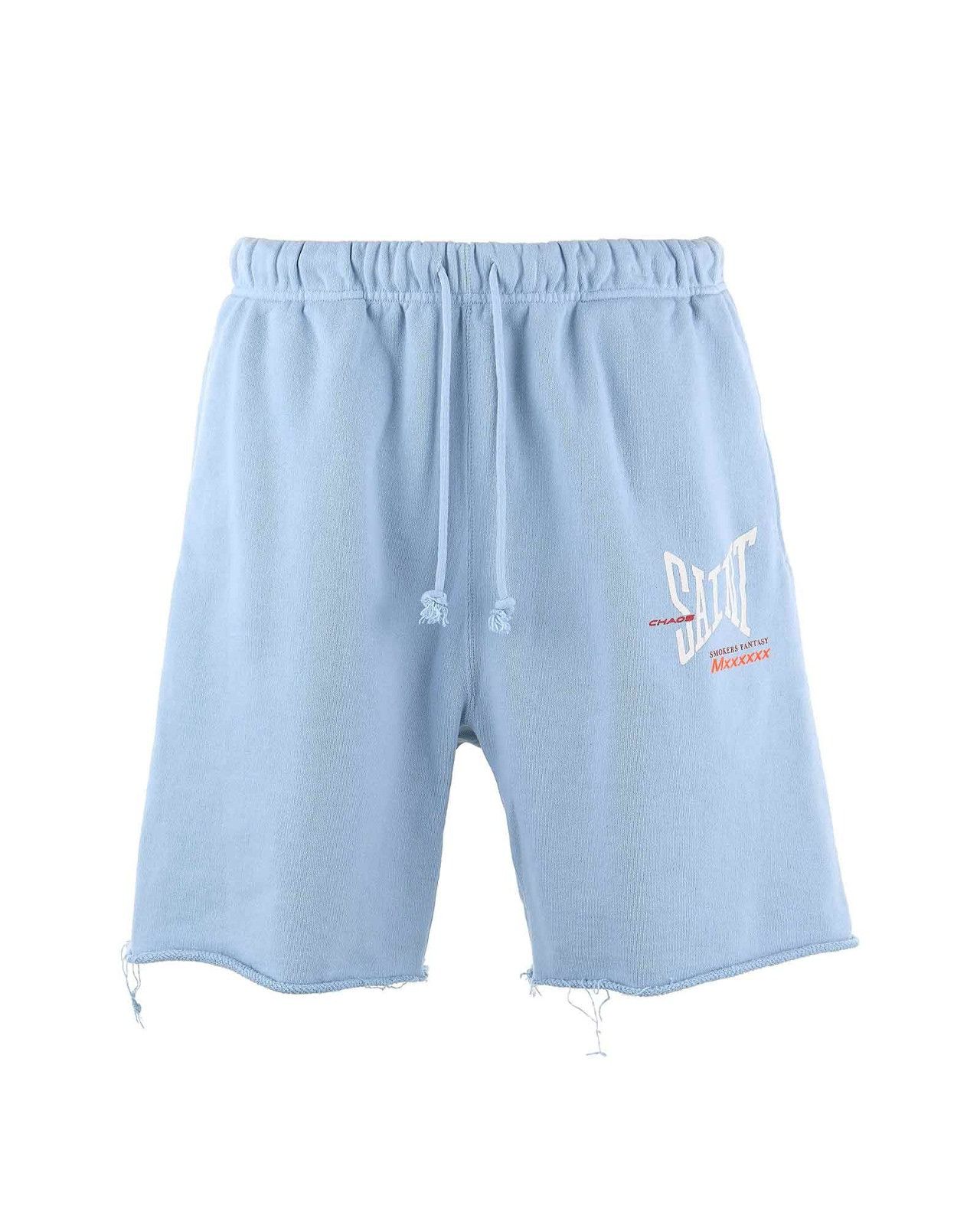 Saint Michael o1mle0326 Sweat Shorts in Blue Size US 30 / EU 46 - 1 Preview