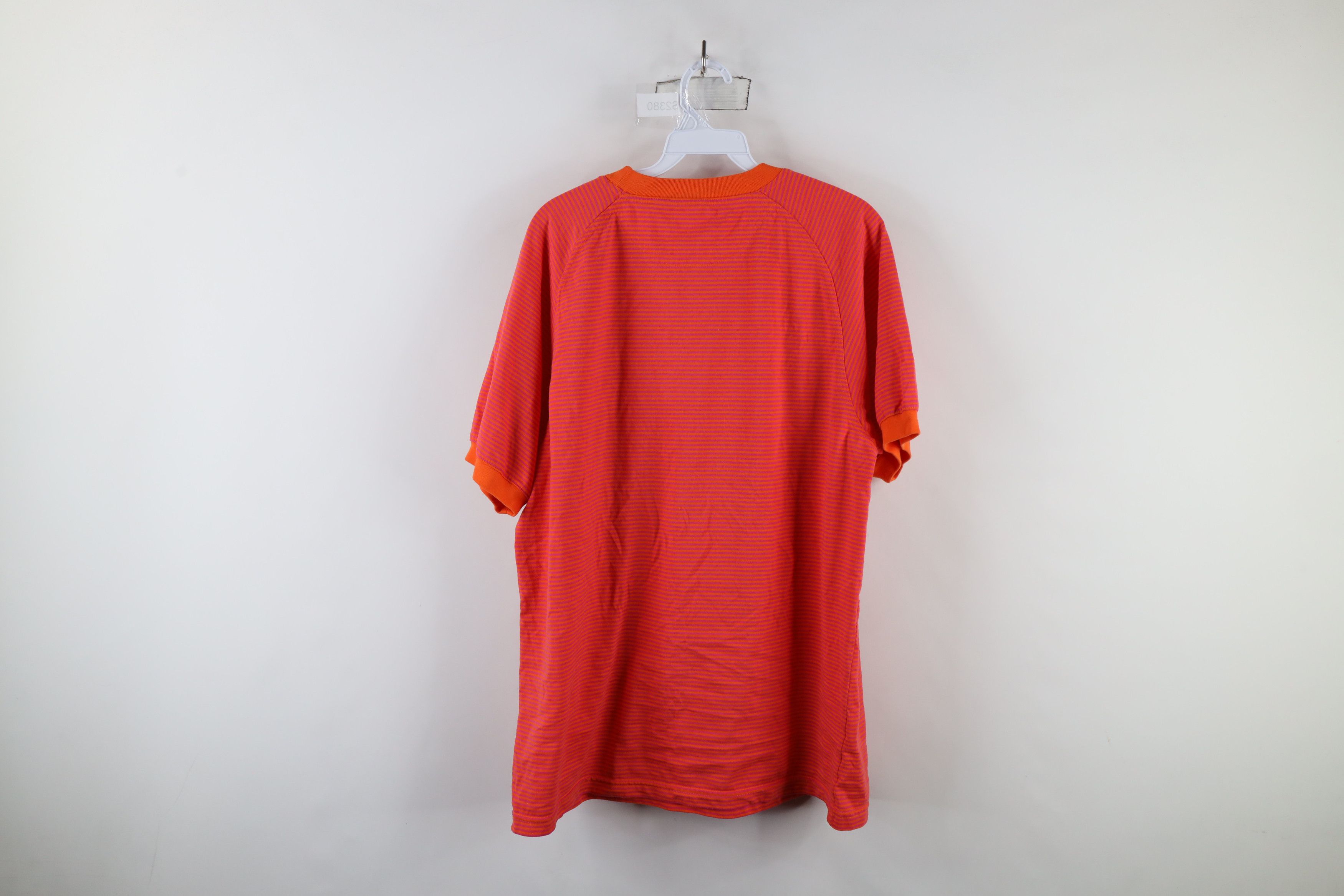 Vintage Vintage 90s Streetwear Striped Short Sleeve Ringer T-Shirt Size US L / EU 52-54 / 3 - 7 Thumbnail