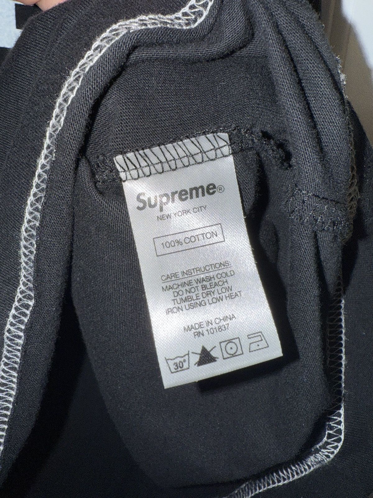 Supreme SS20 Contrast Stitch Pocket Tee Size US L / EU 52-54 / 3 - 4 Thumbnail