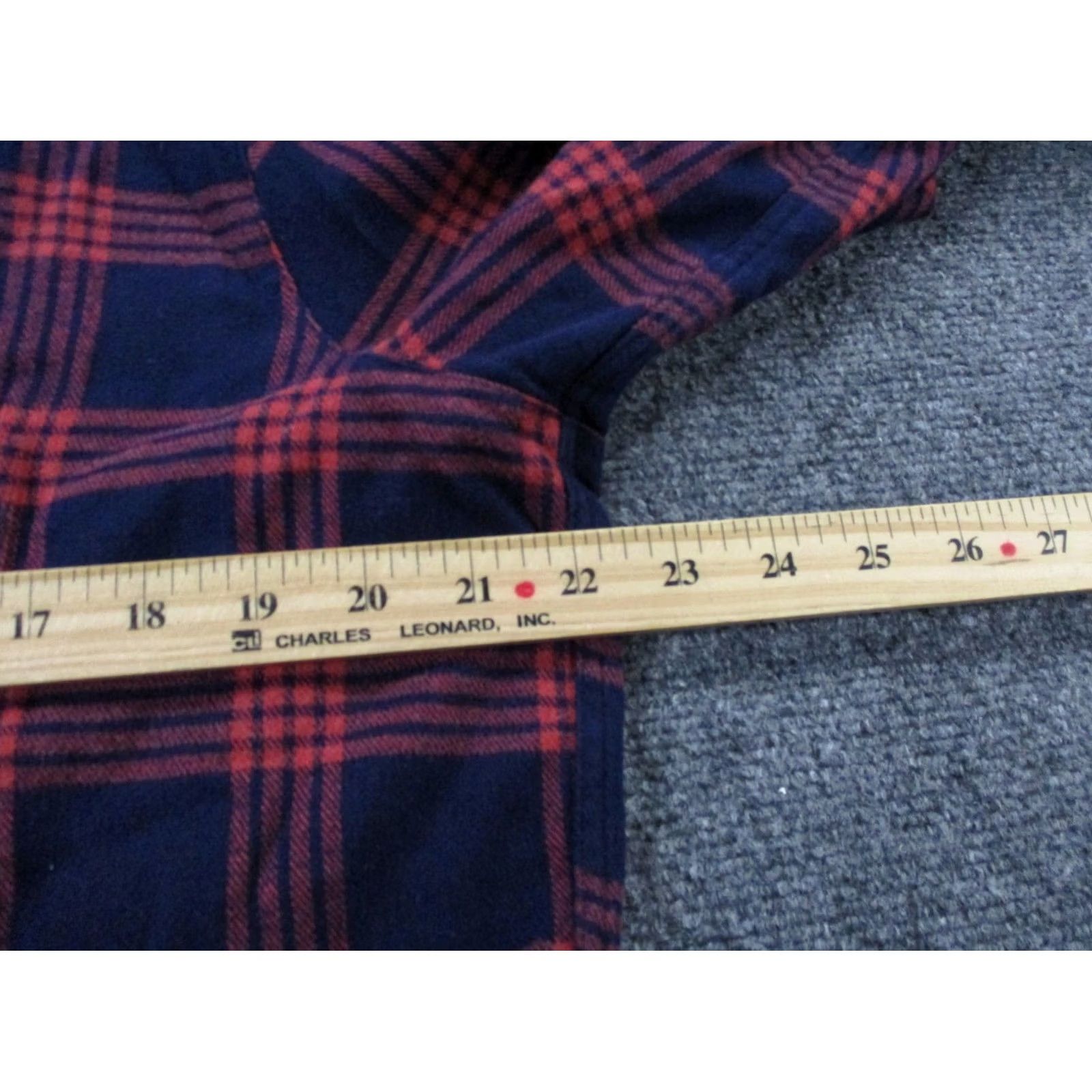 Frank & Eileen Frank Eileen Shirt Womens S Red Blue Plaid Flannel Casual Oversized Loose Size S / US 4 / IT 40 - 5 Thumbnail