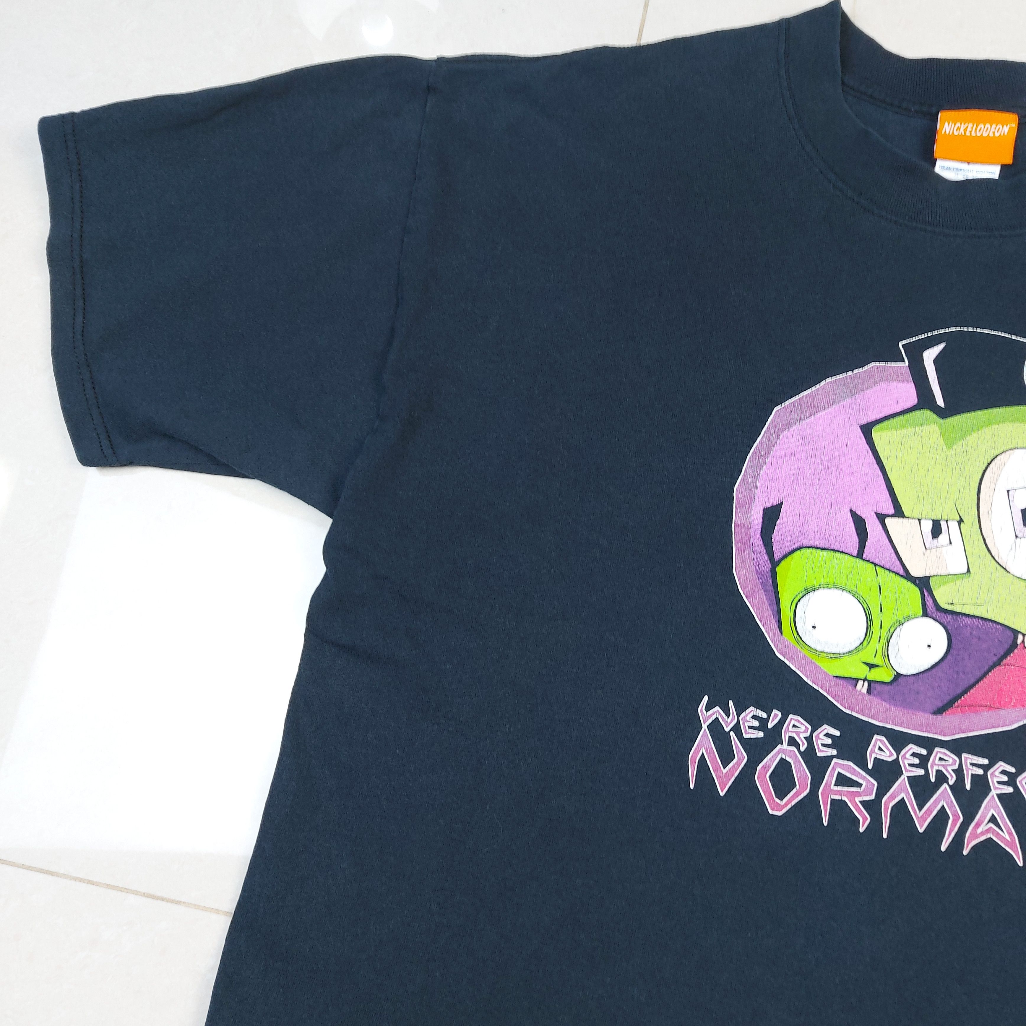 Nickelodeon Vintage 2004 Nickelodeon Invader Zim We're Perfectly TEE Size US XL / EU 56 / 4 - 7 Thumbnail
