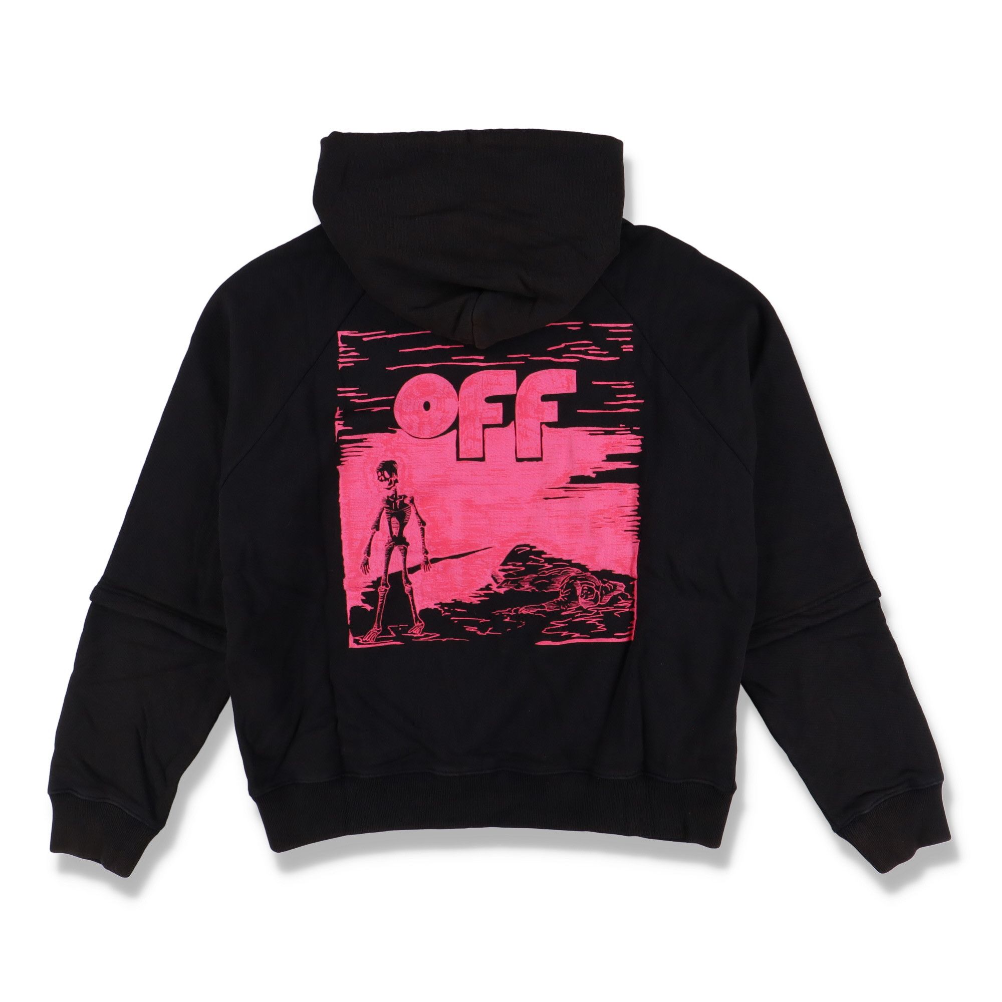 Off-White Black Floating Skulls Double Sleeve Oversized Hoodie Size US M / EU 48-50 / 2 - 12 Thumbnail