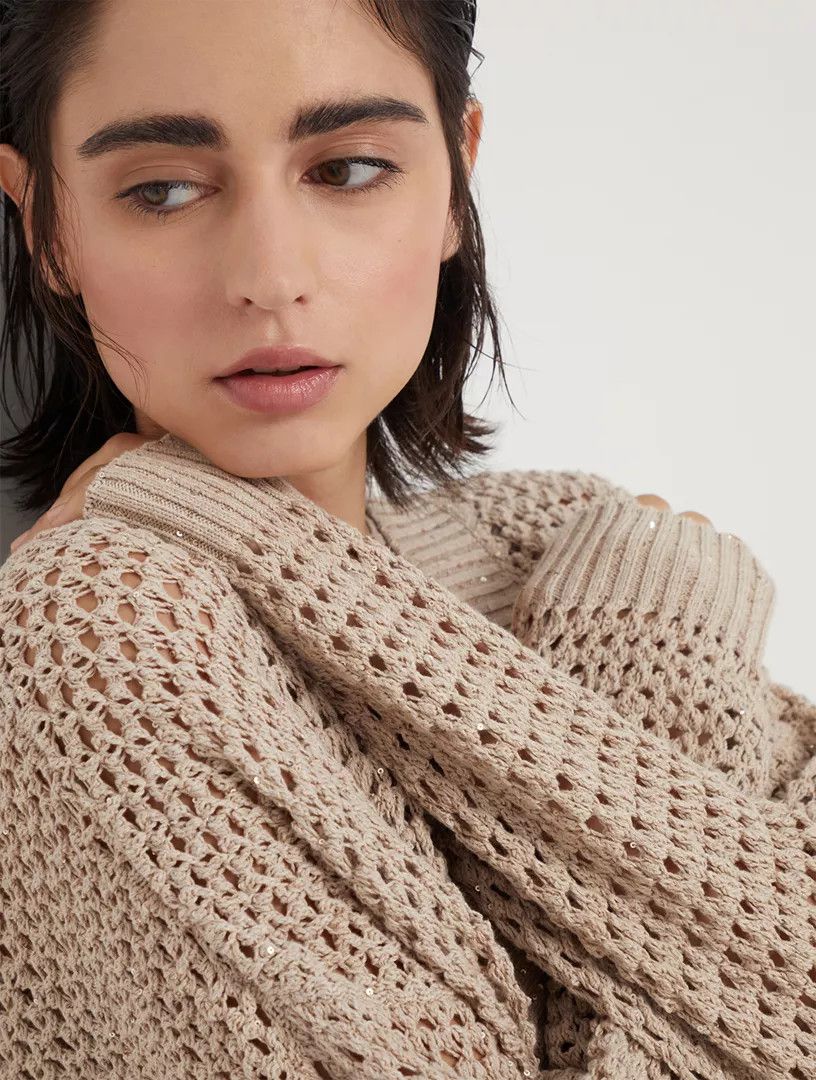 Brunello Cucinelli o1la1rc1a0425 Cardigan in Camel Size L / US 10 / IT 46 - 5 Thumbnail